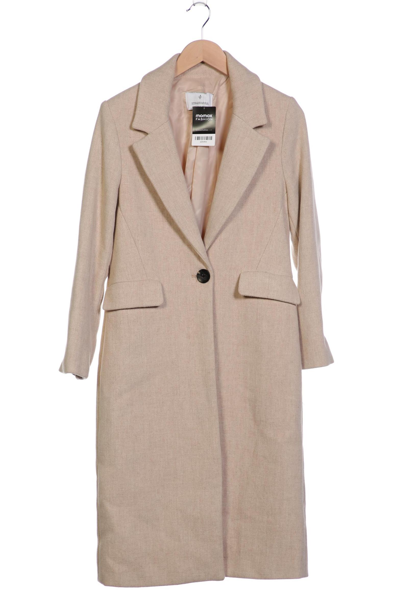 

Stradivarius Damen Mantel, beige, Gr. 36
