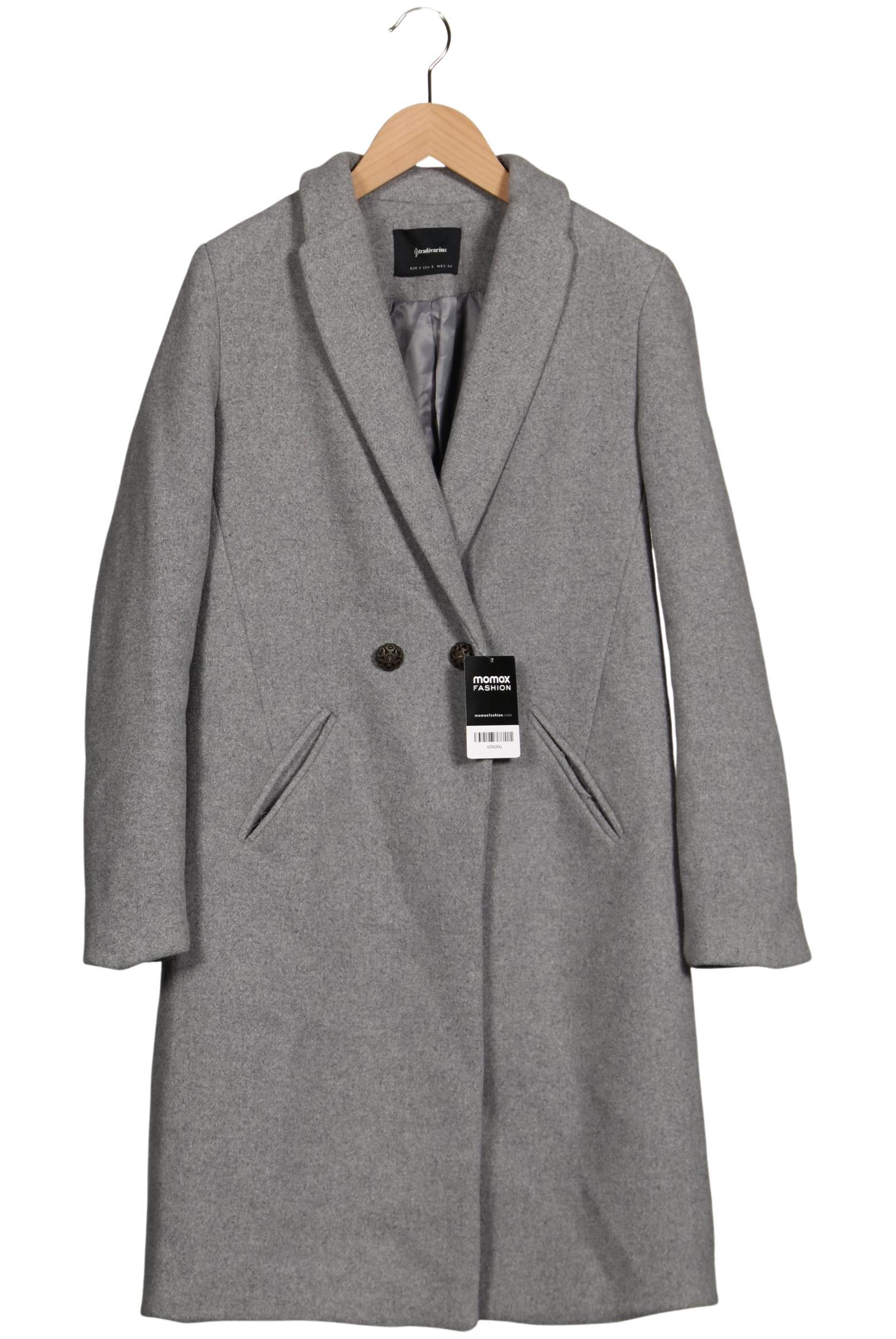 

Stradivarius Damen Mantel, grau, Gr. 36