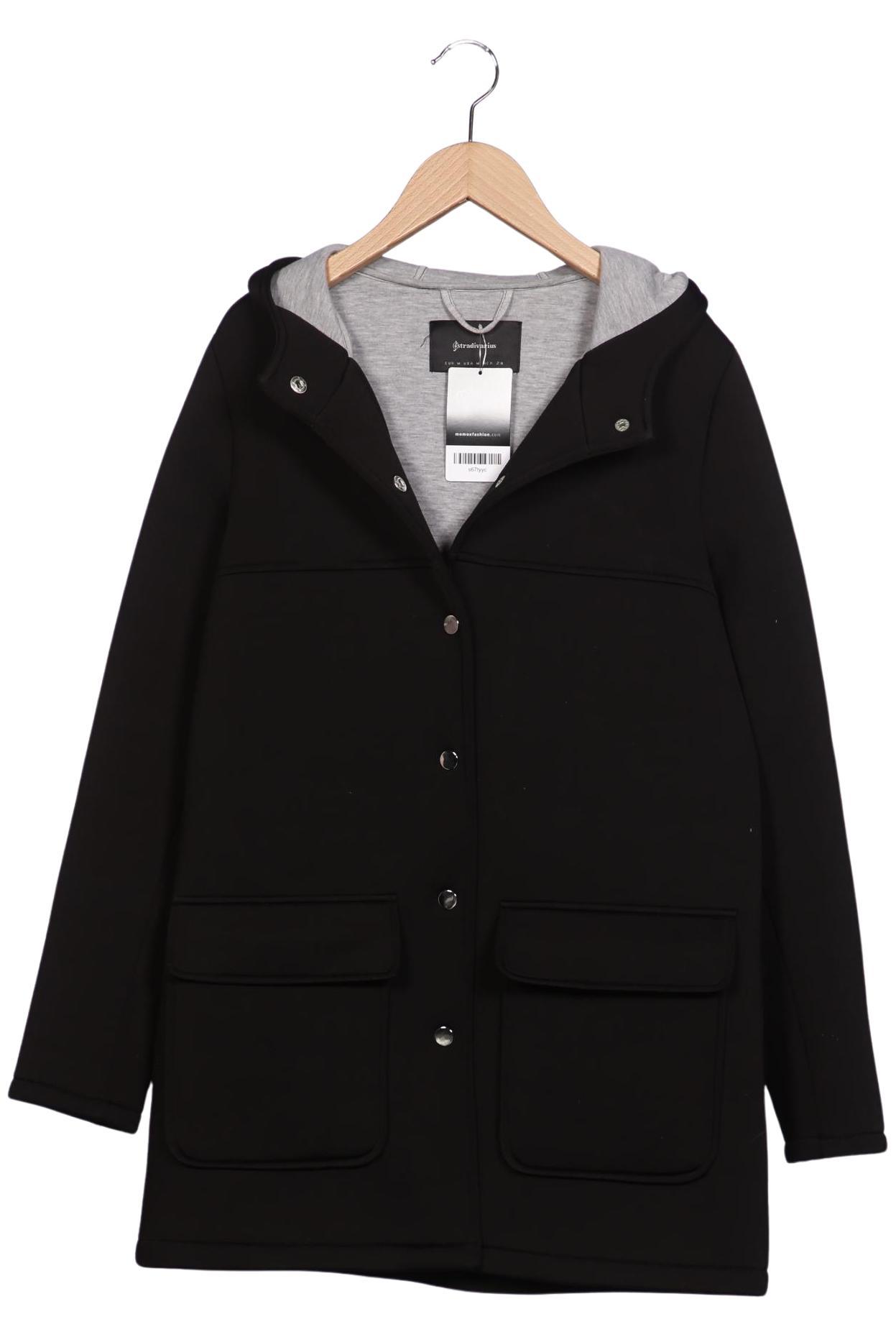 

Stradivarius Damen Mantel, schwarz, Gr. 38