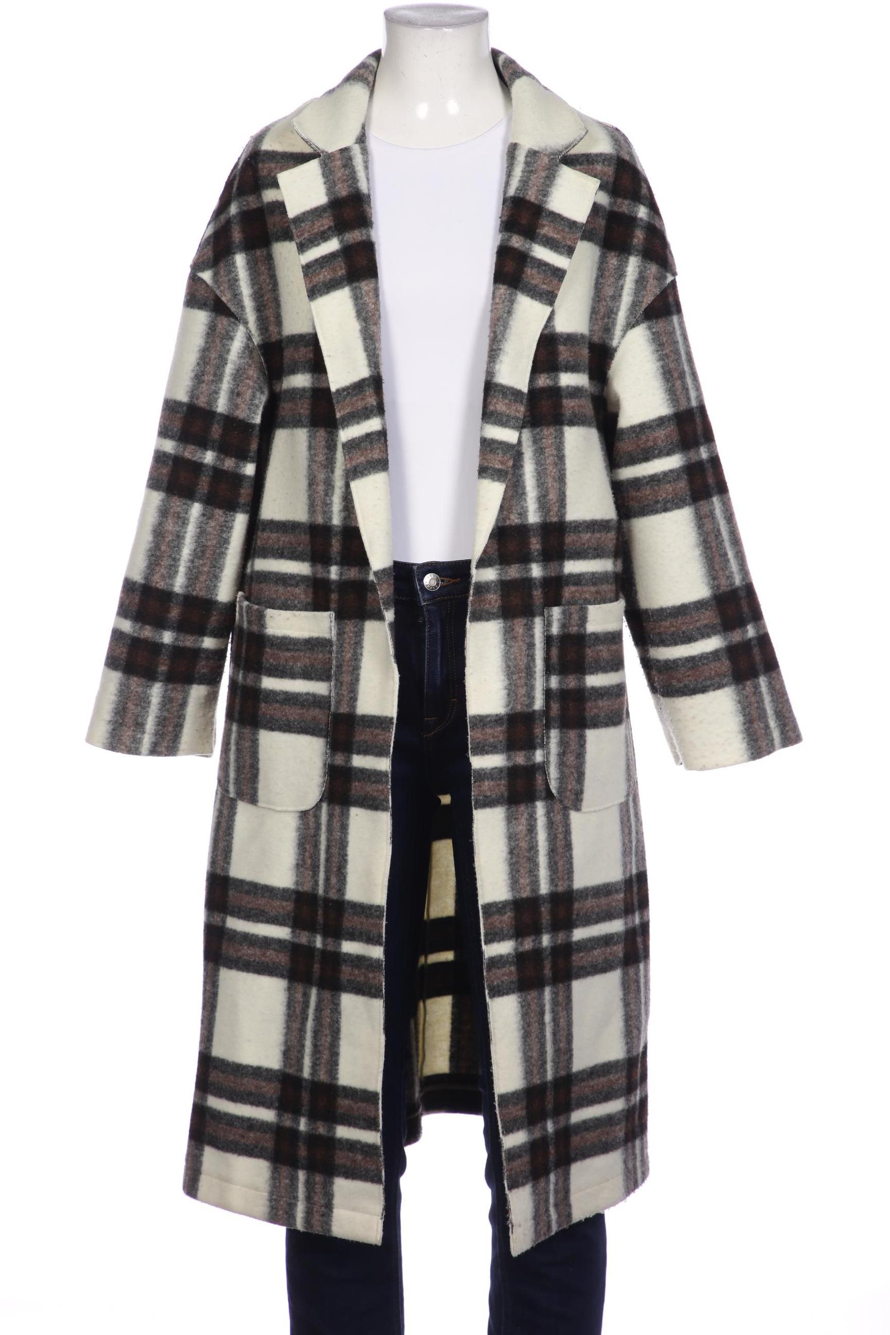 

Stradivarius Damen Mantel, cremeweiß