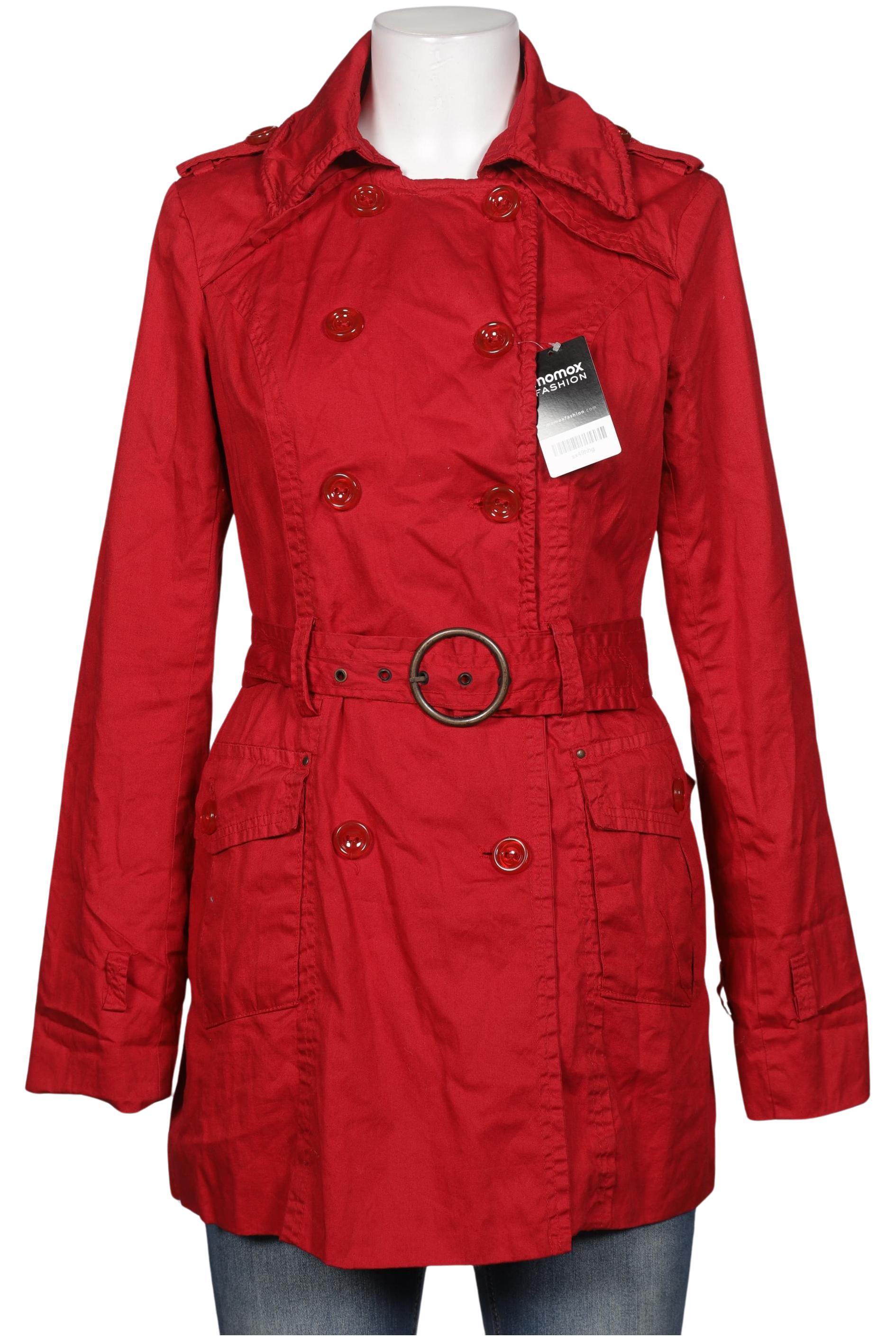 

Stradivarius Damen Mantel, rot, Gr. 38