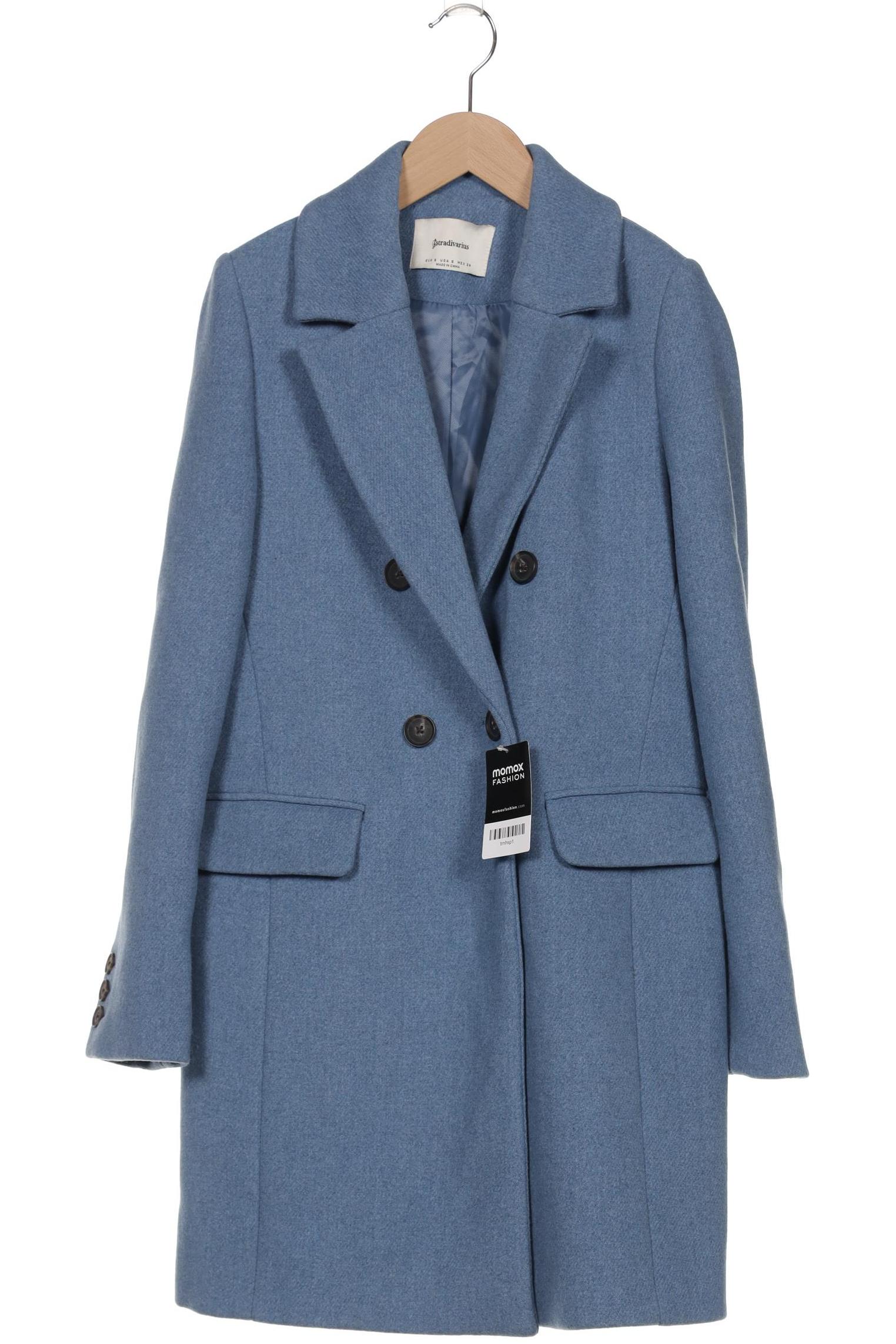

Stradivarius Damen Mantel, blau, Gr. 36