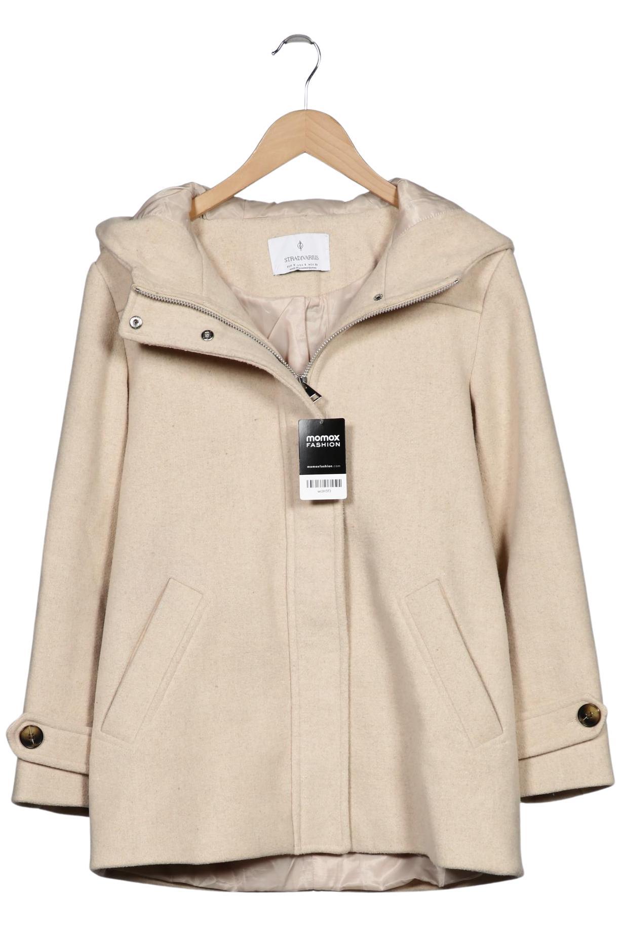 

Stradivarius Damen Mantel, beige, Gr. 36