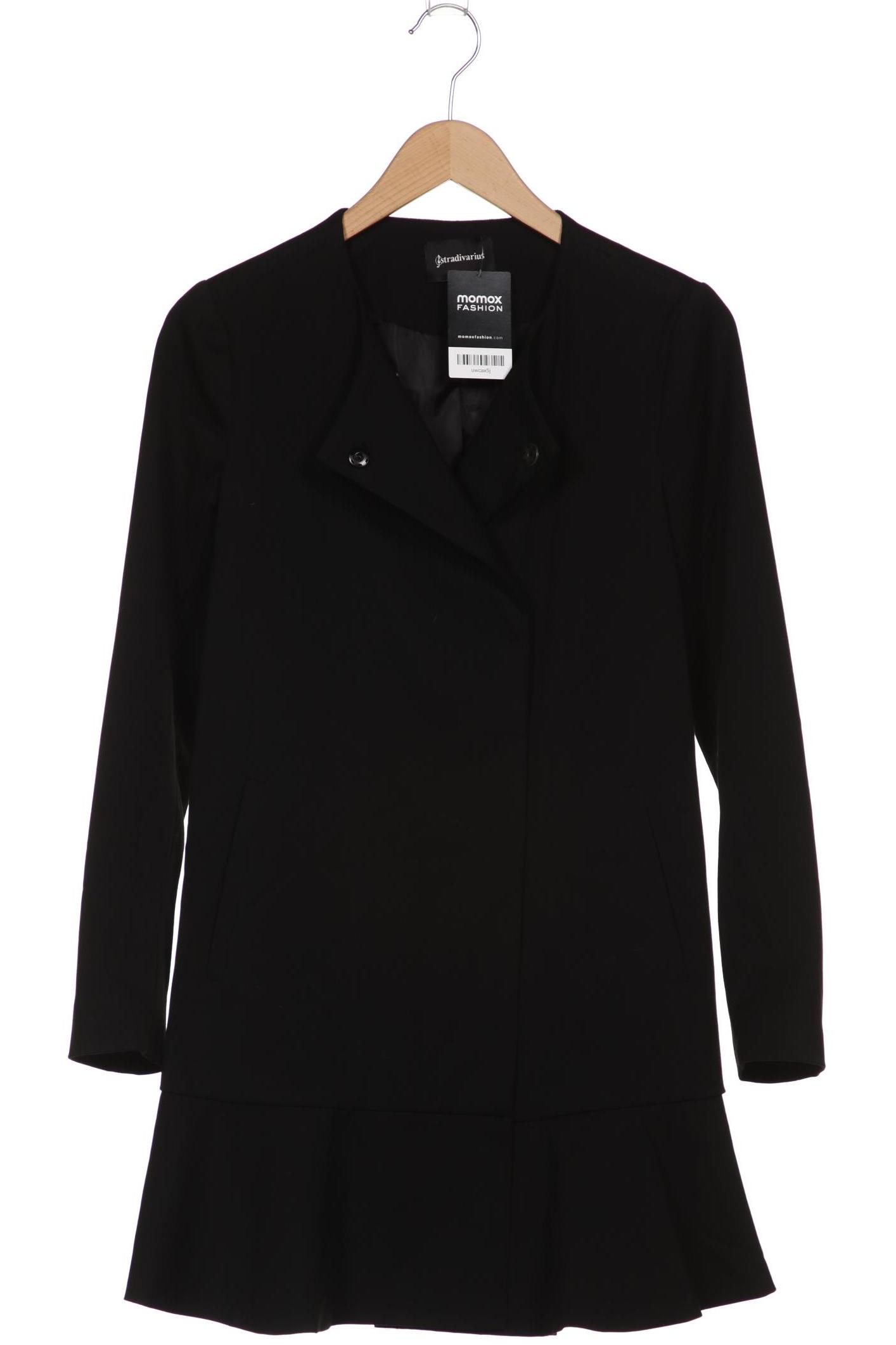 

Stradivarius Damen Mantel, schwarz, Gr. 36