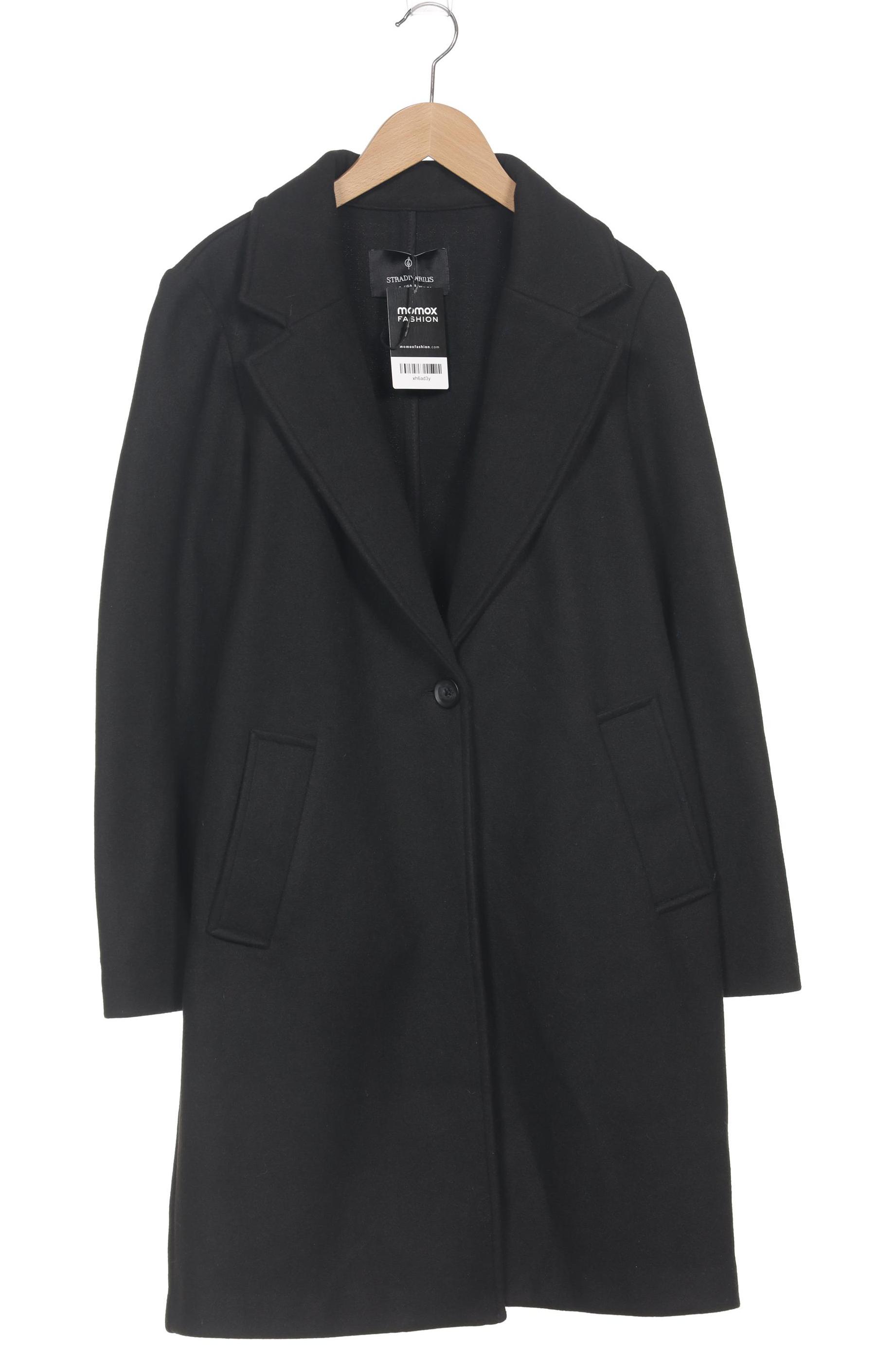 

Stradivarius Damen Mantel, schwarz, Gr. 36