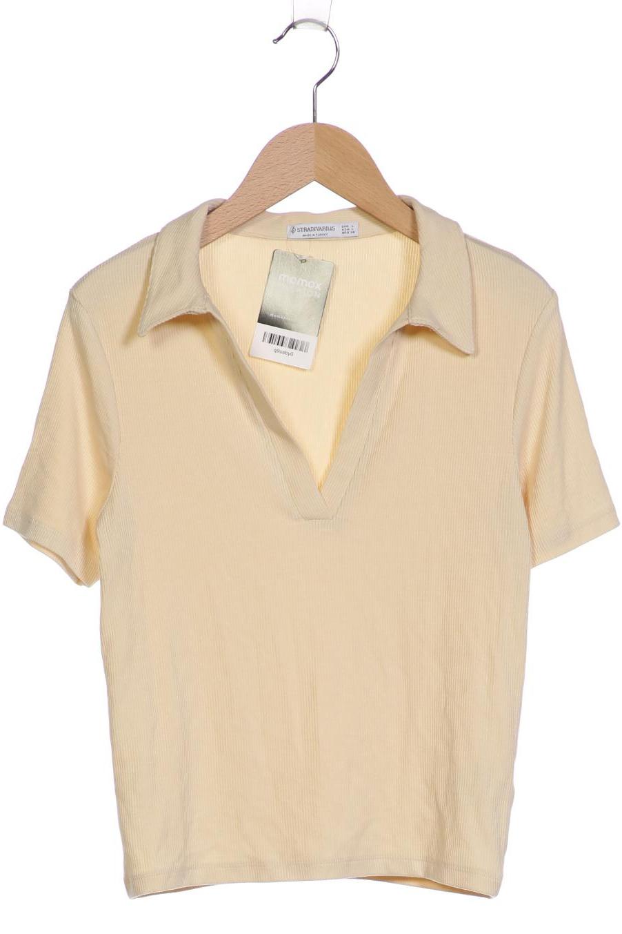 

Stradivarius Damen Poloshirt, beige, Gr. 42