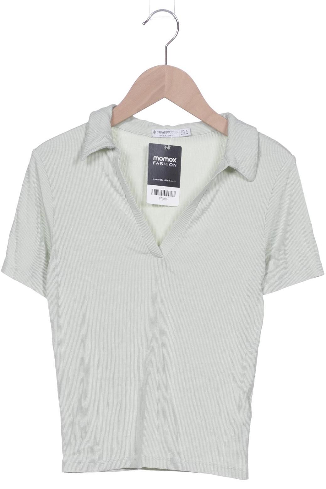 

Stradivarius Damen Poloshirt, hellgrün, Gr. 38