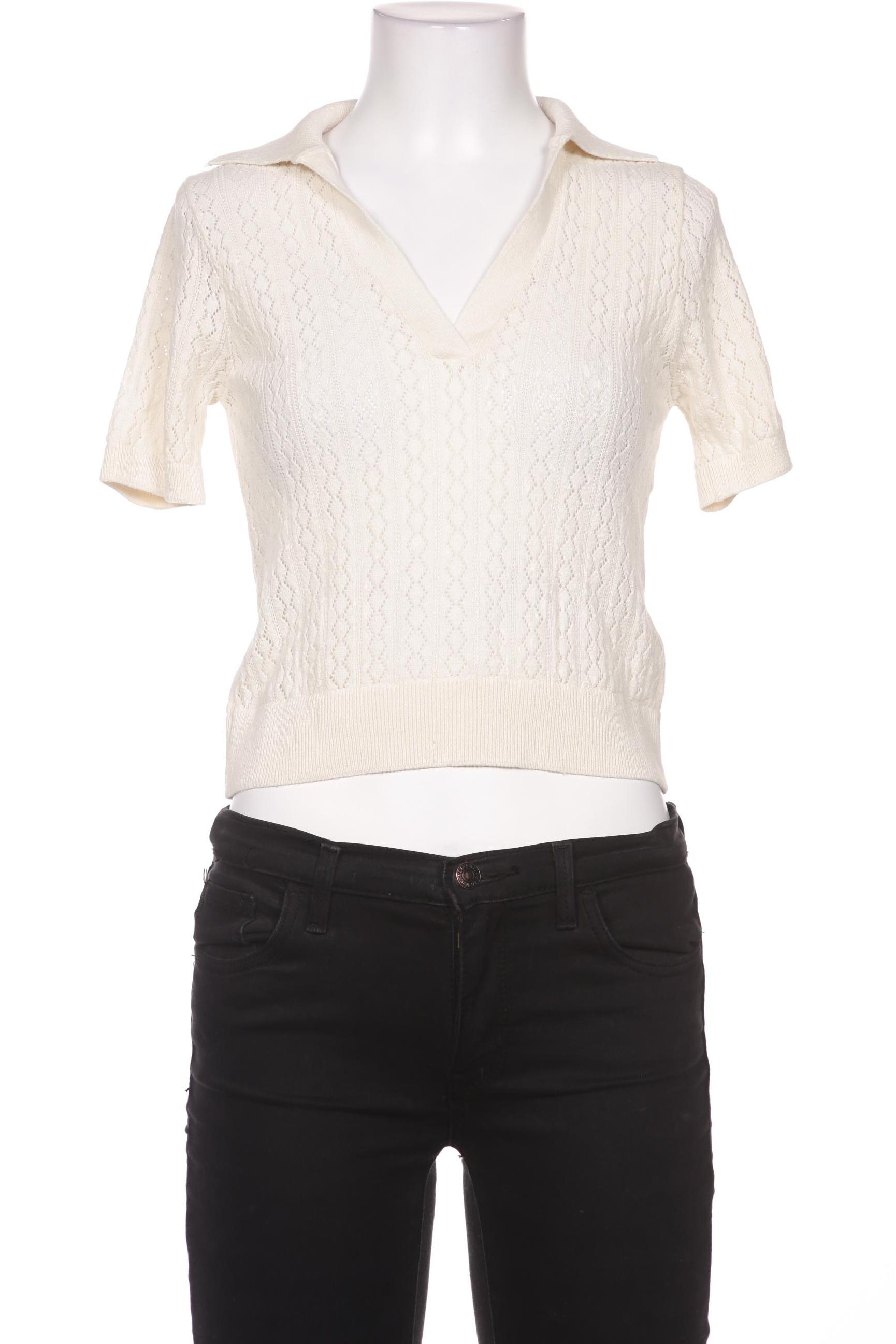 

Stradivarius Damen Poloshirt, cremeweiß, Gr. 34