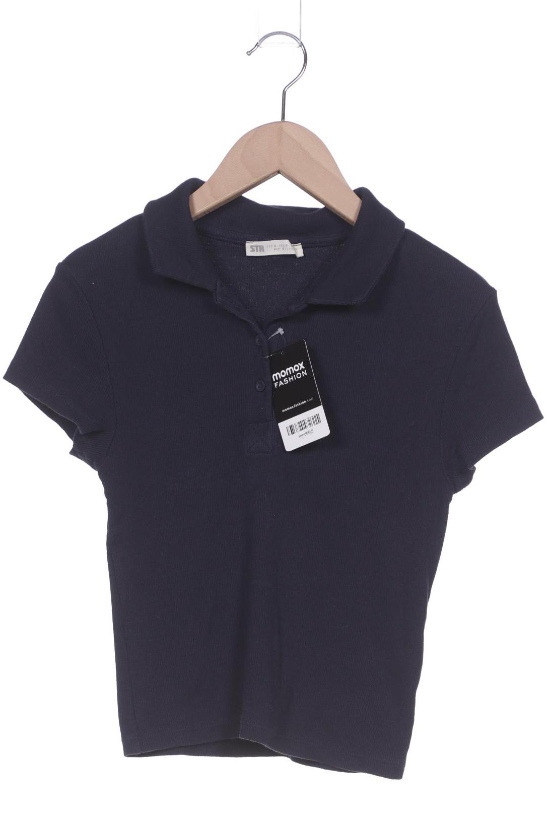 

Stradivarius Damen Poloshirt, marineblau, Gr. 38