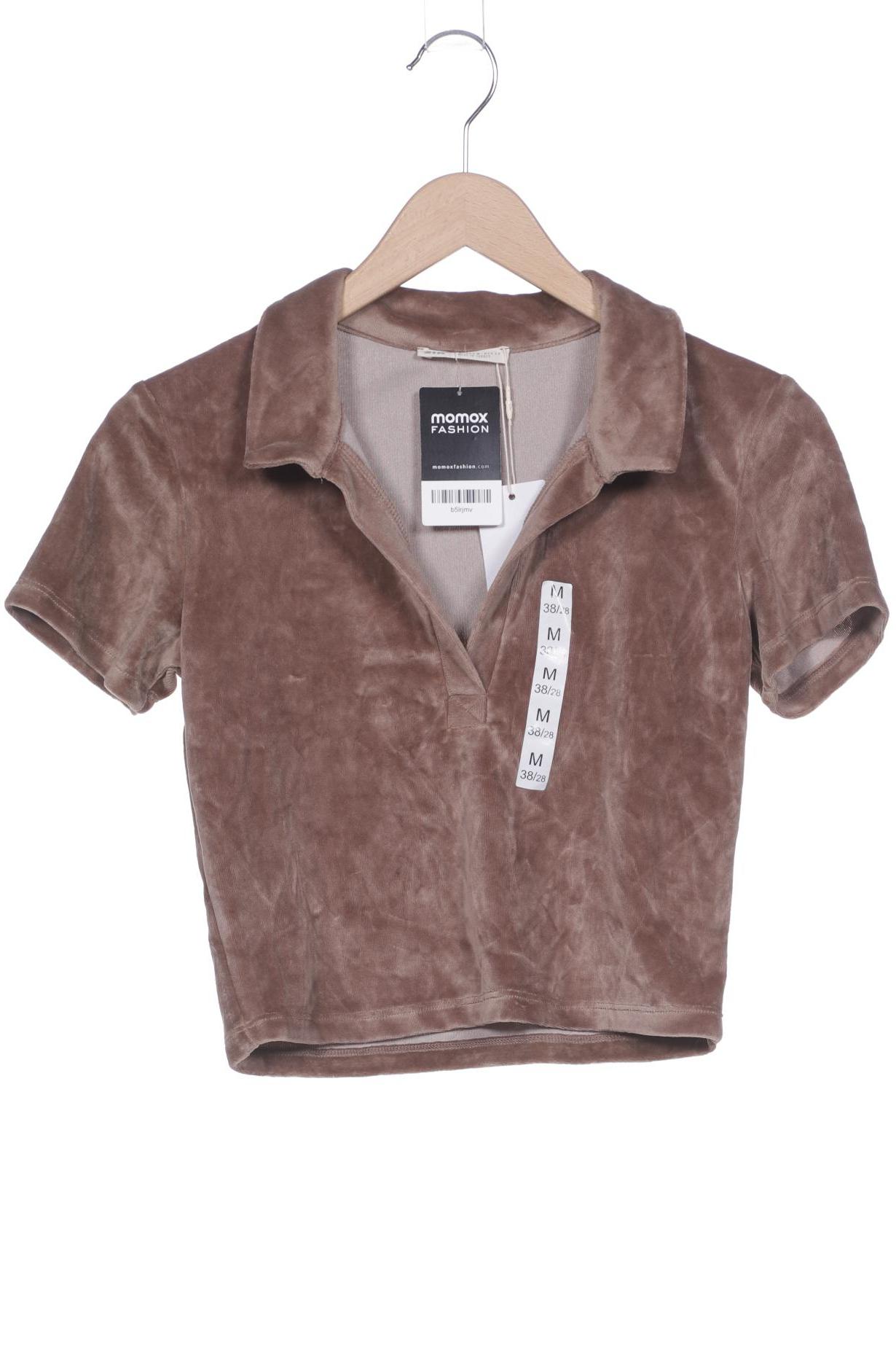 

Stradivarius Damen Poloshirt, beige, Gr. 38