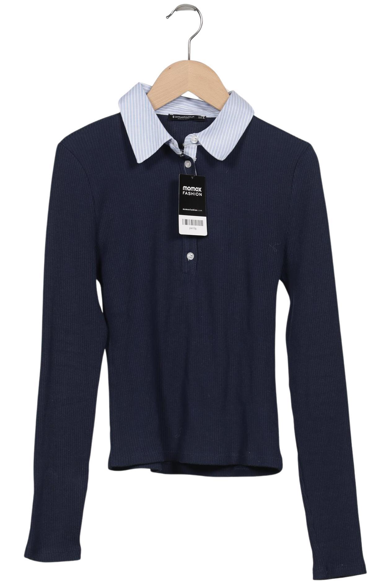 

Stradivarius Damen Poloshirt, marineblau, Gr. 38