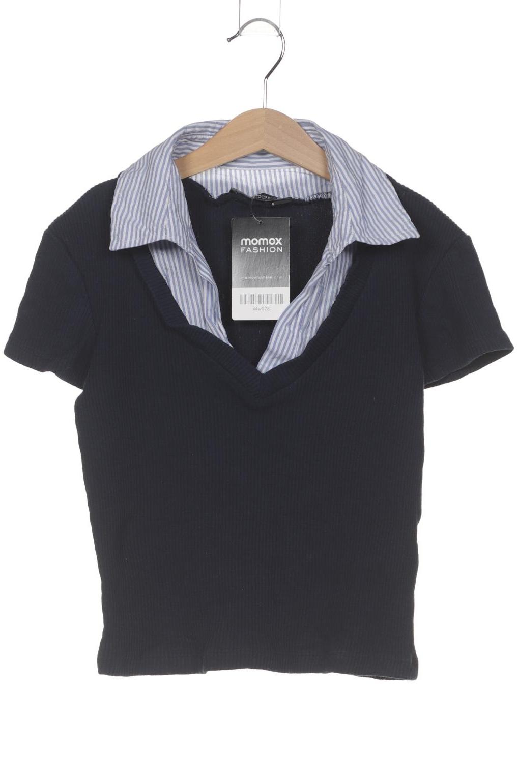 

Stradivarius Damen Poloshirt, marineblau, Gr. 36