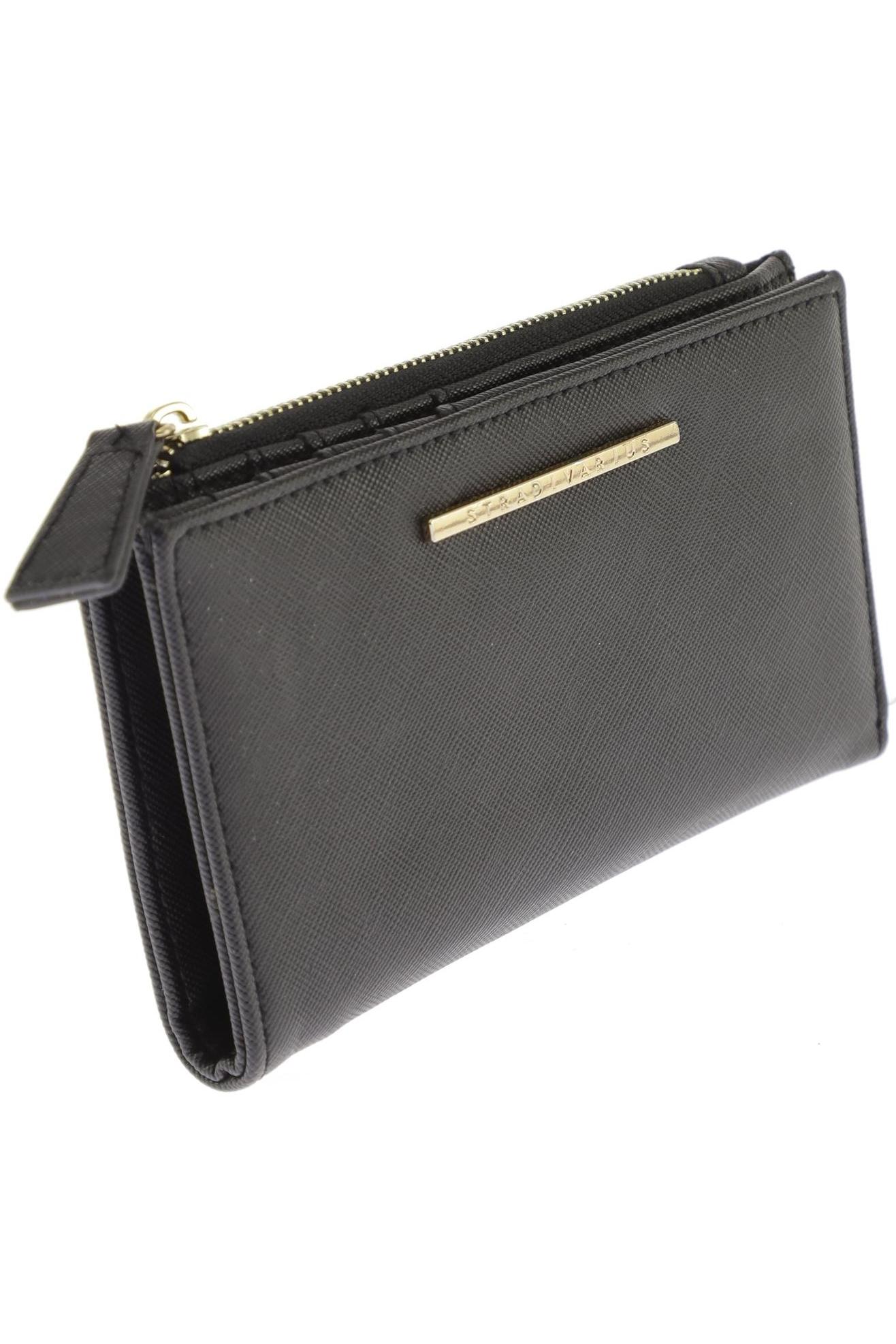 

Stradivarius Damen Portemonnaie, schwarz, Gr.