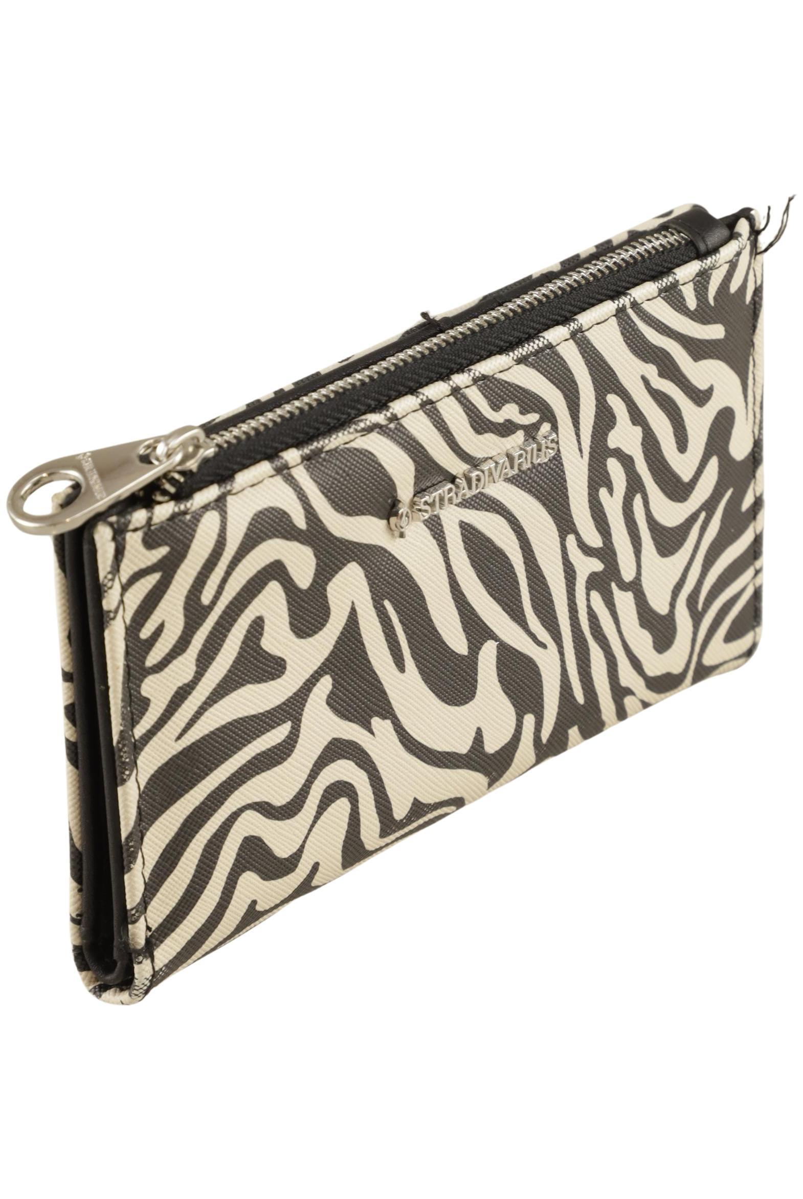 

Stradivarius Damen Portemonnaie, schwarz, Gr.