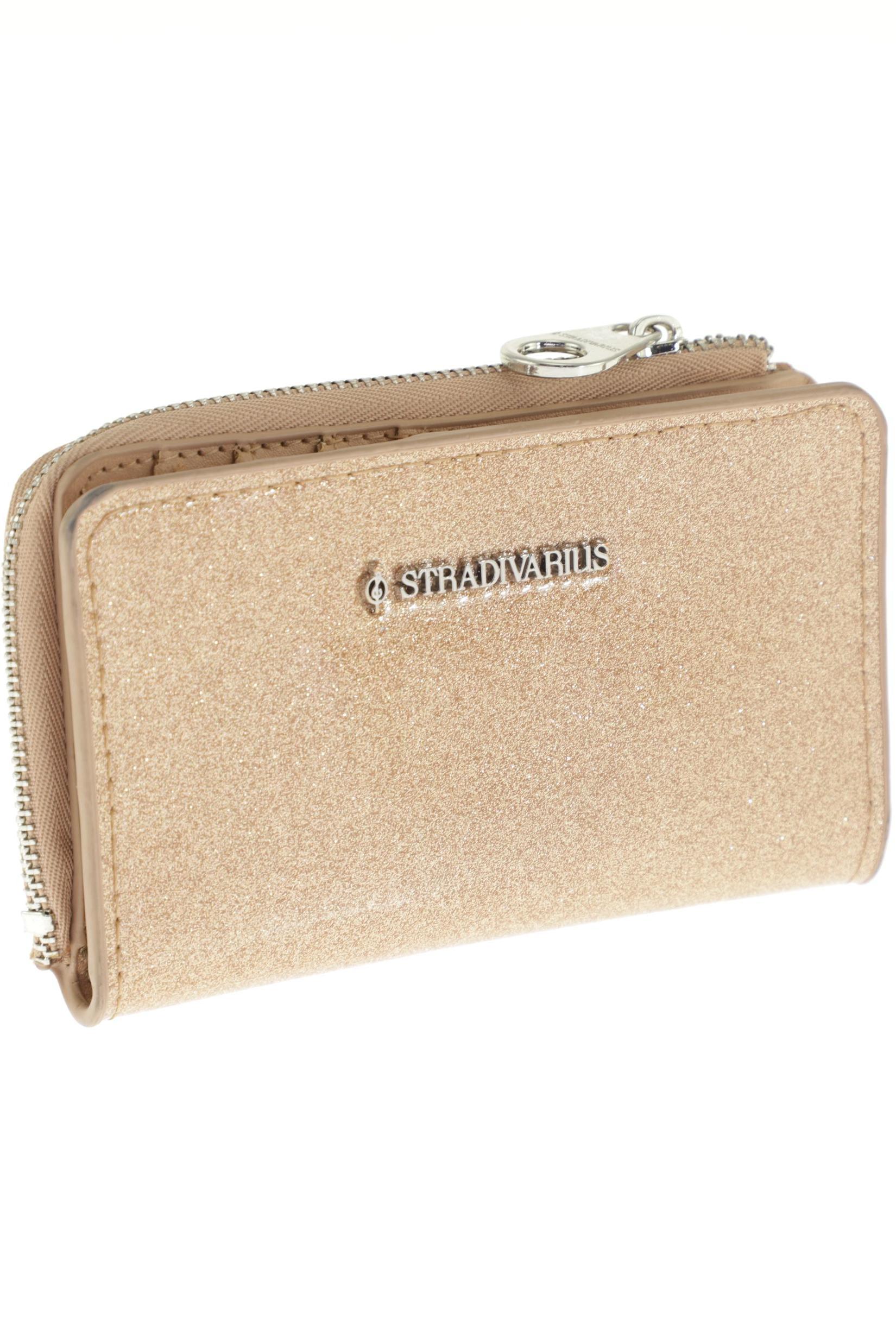 

Stradivarius Damen Portemonnaie, gold, Gr.