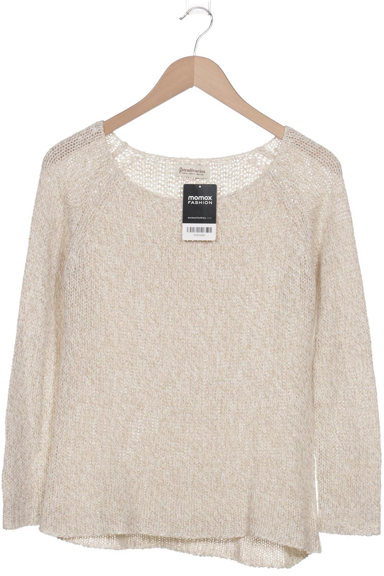 

Stradivarius Damen Pullover, cremeweiß, Gr. 36