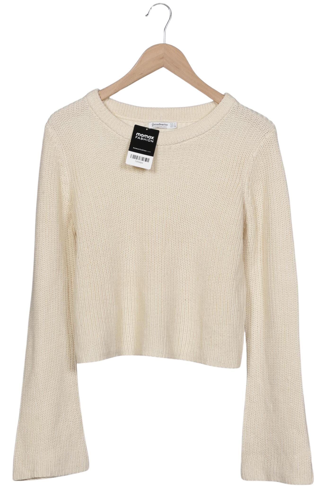 

Stradivarius Damen Pullover, cremeweiß, Gr. 42