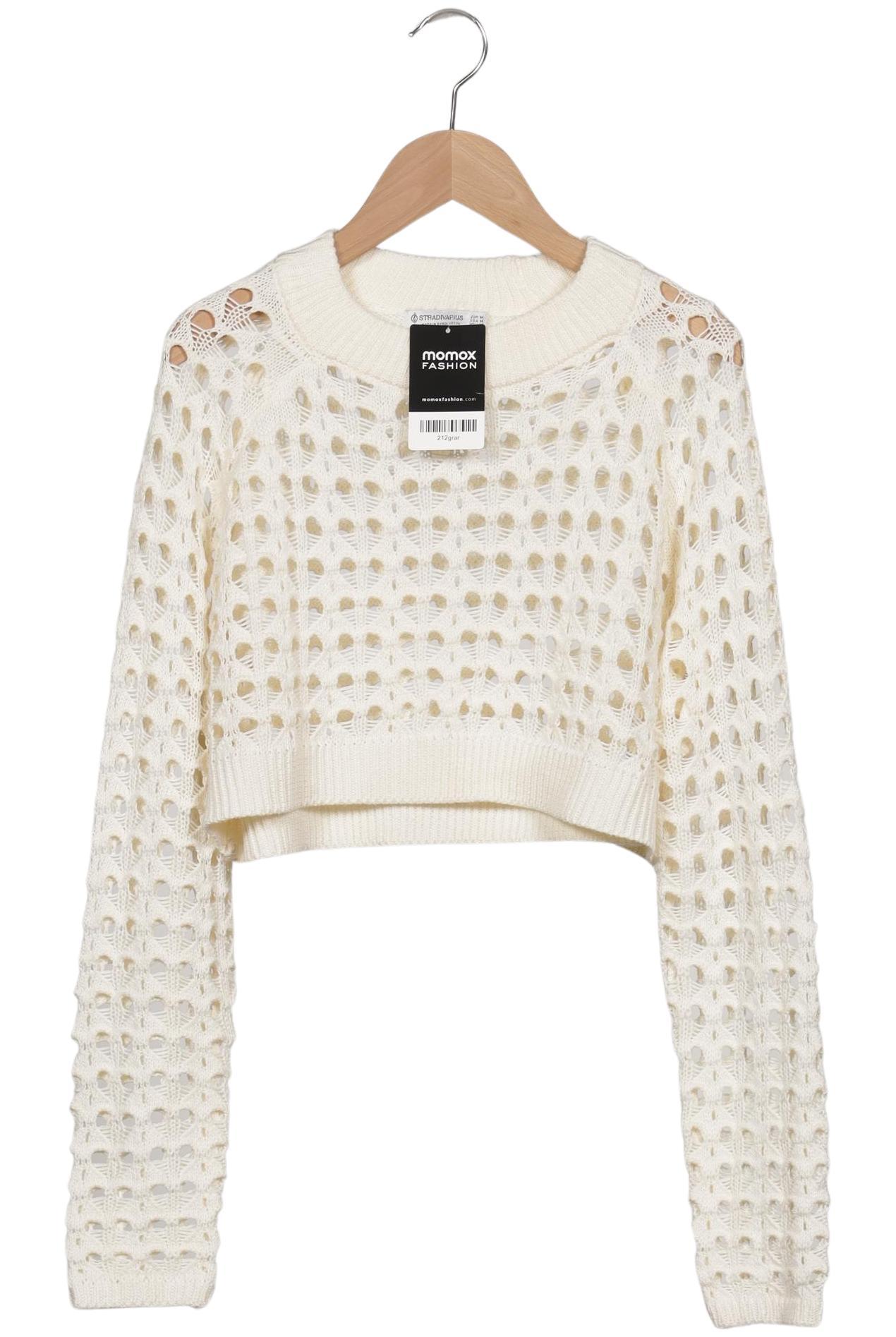 

Stradivarius Damen Pullover, cremeweiß, Gr. 38