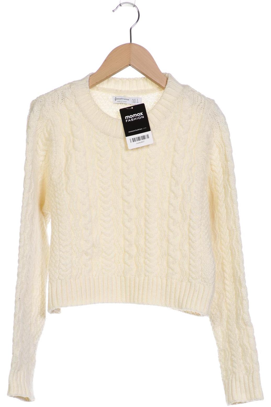 

Stradivarius Damen Pullover, cremeweiß, Gr. 36