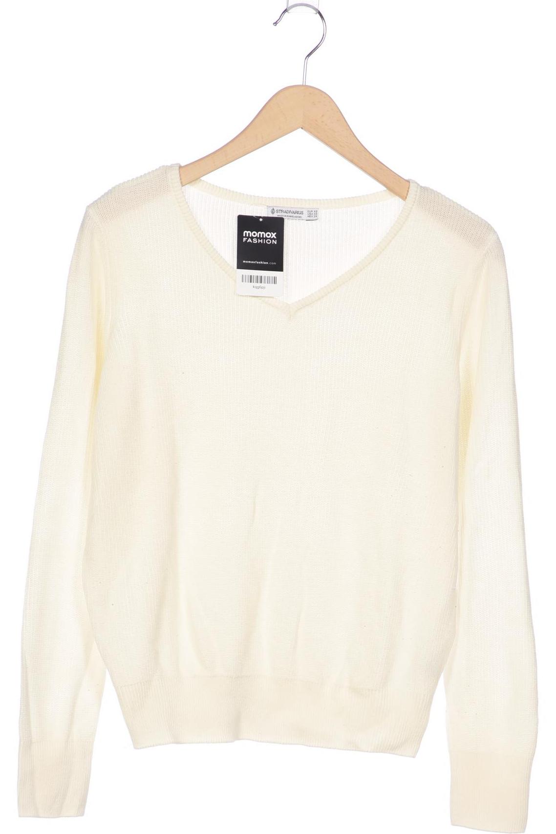 

Stradivarius Damen Pullover, cremeweiß, Gr. 34