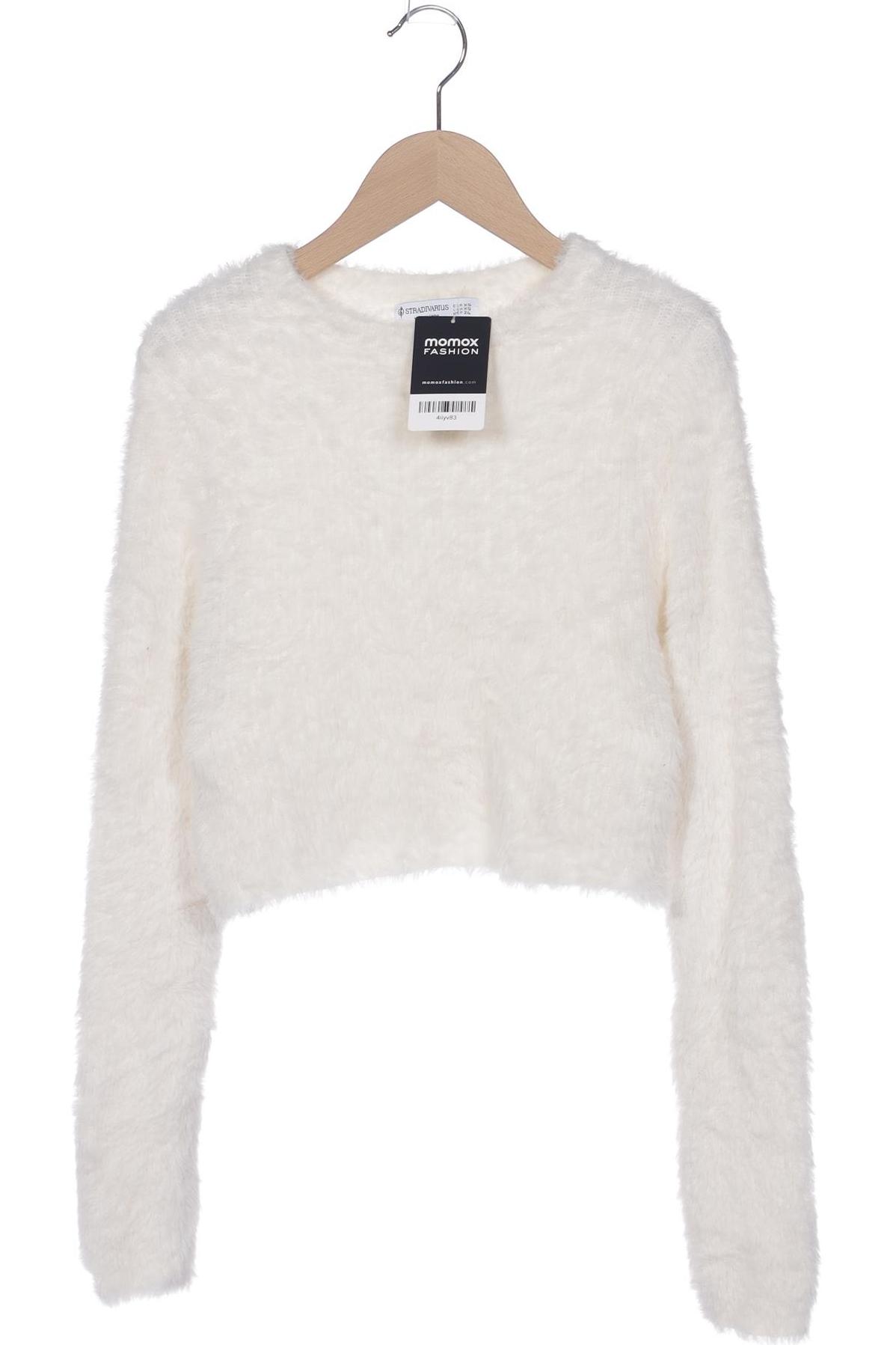

Stradivarius Damen Pullover, weiß, Gr. 34