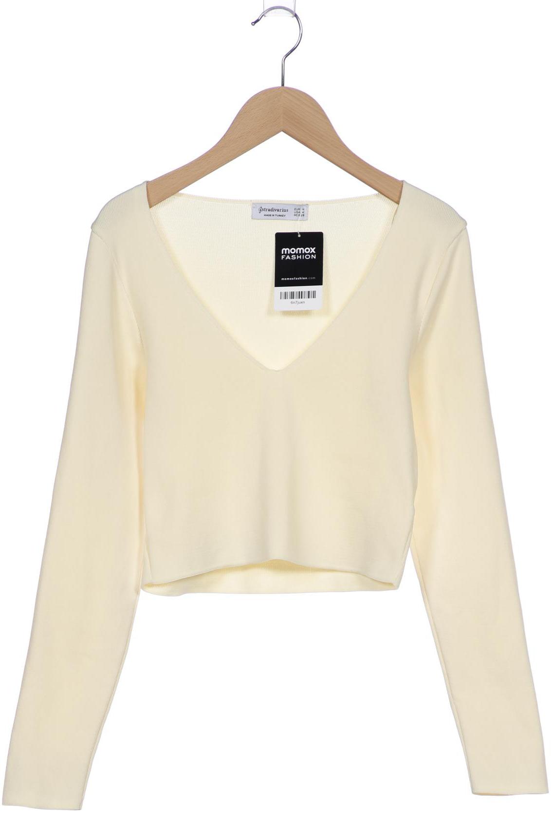 

Stradivarius Damen Pullover, cremeweiß, Gr. 38