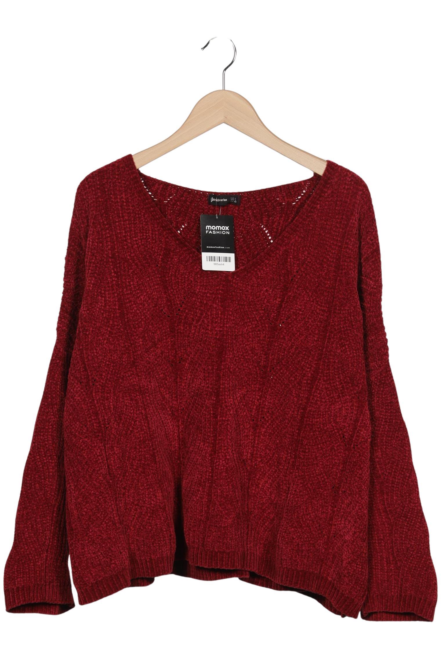 

Stradivarius Damen Pullover, rot, Gr. 42