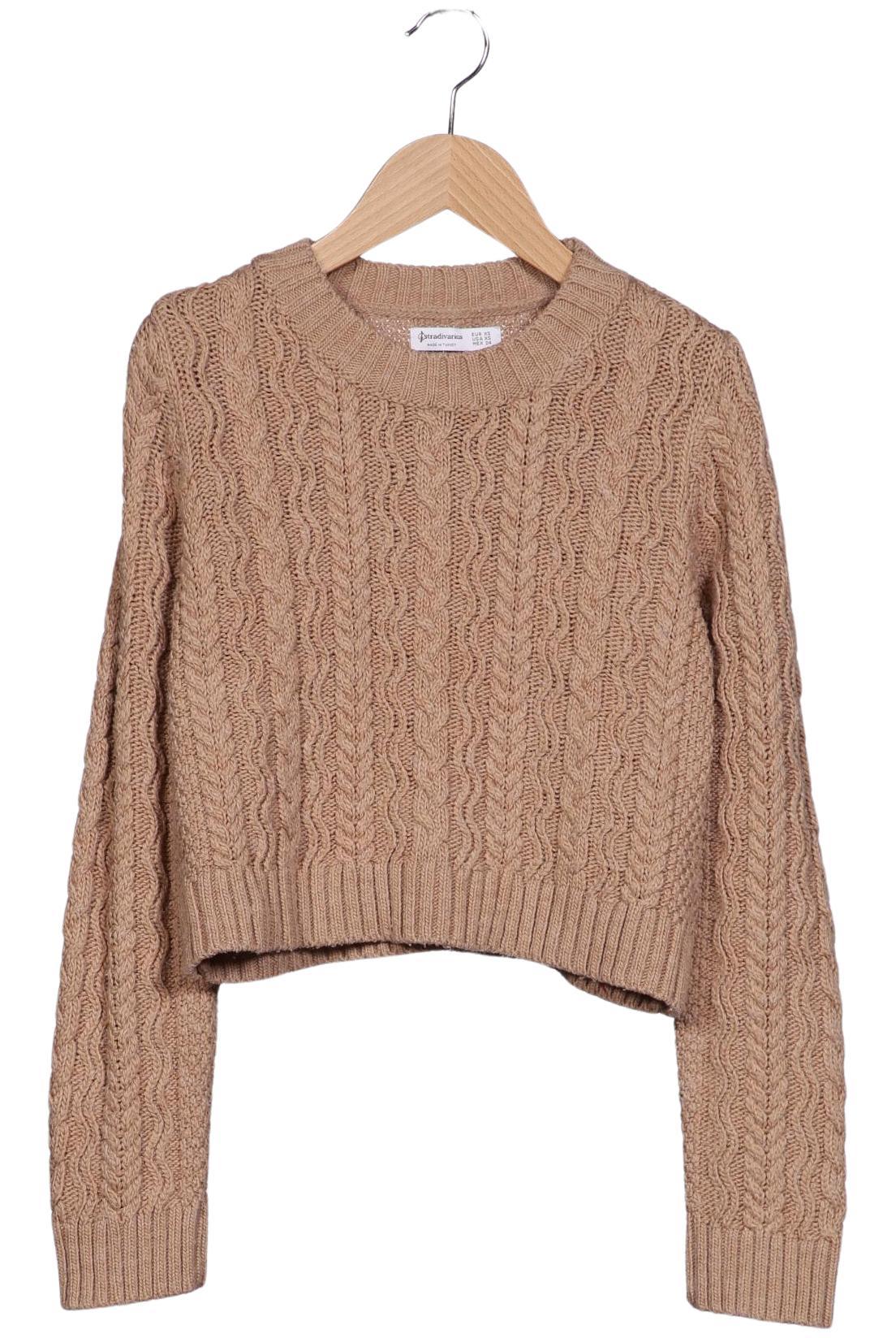 

Stradivarius Damen Pullover, beige, Gr. 34