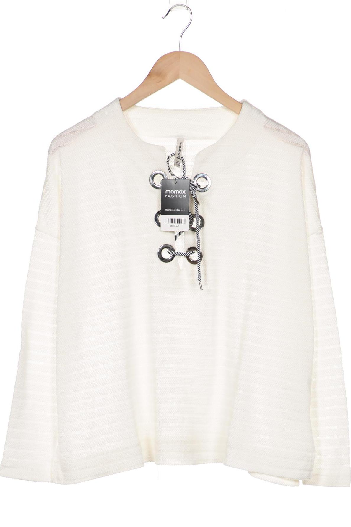 

Stradivarius Damen Pullover, weiß, Gr. 36