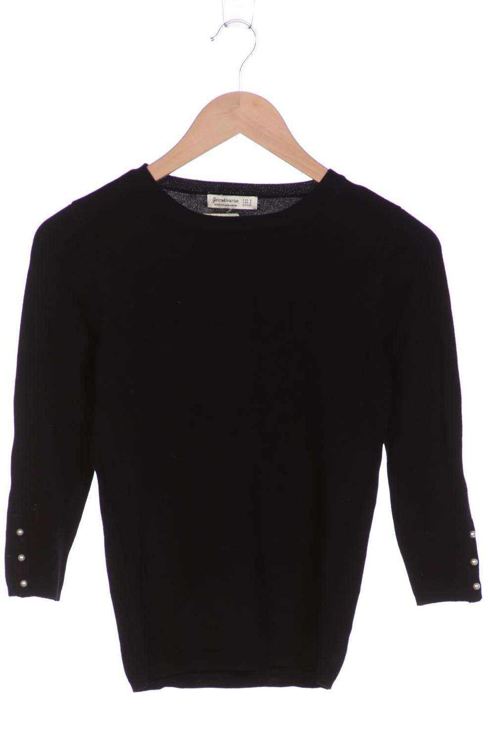 

Stradivarius Damen Pullover, schwarz