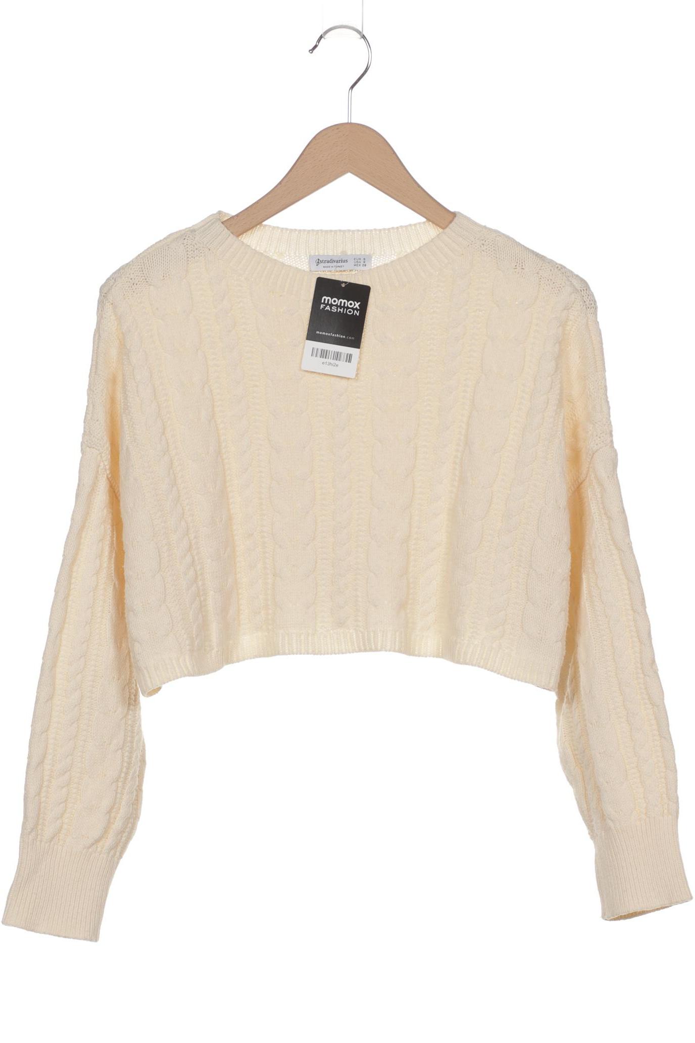 

Stradivarius Damen Pullover, cremeweiß, Gr. 36