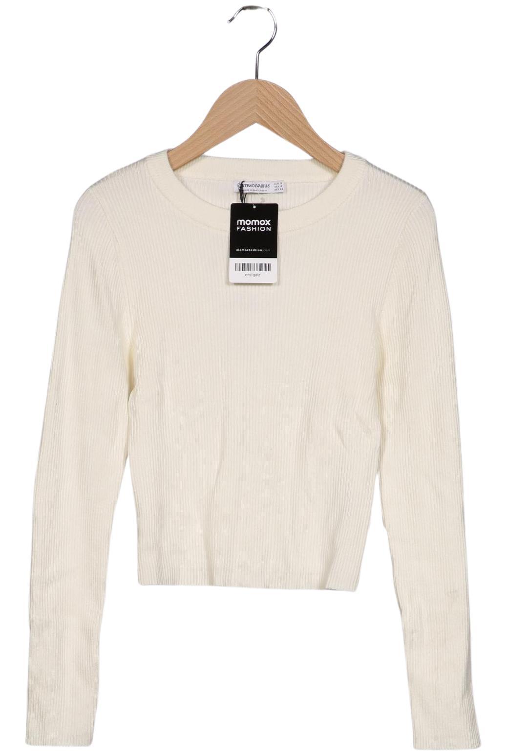 

Stradivarius Damen Pullover, cremeweiß, Gr. 36