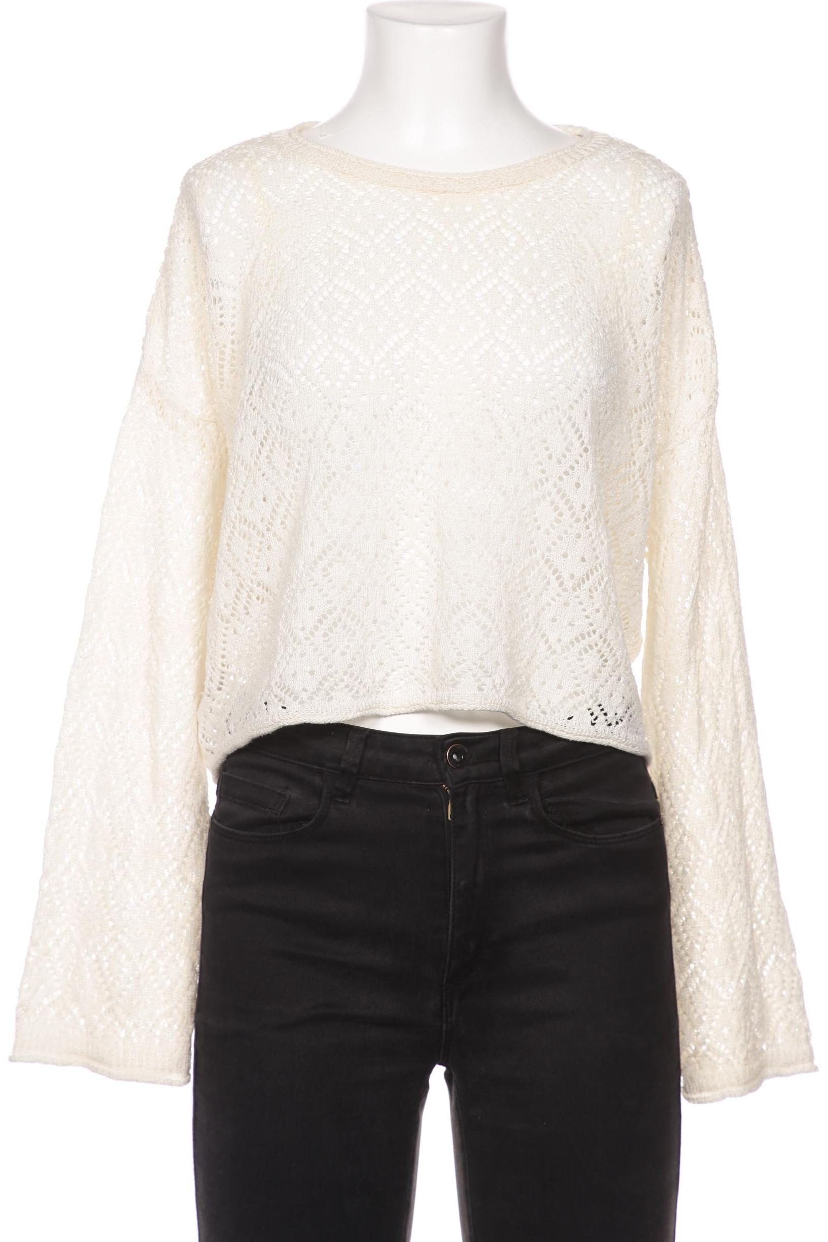 

Stradivarius Damen Pullover, cremeweiß, Gr. 34