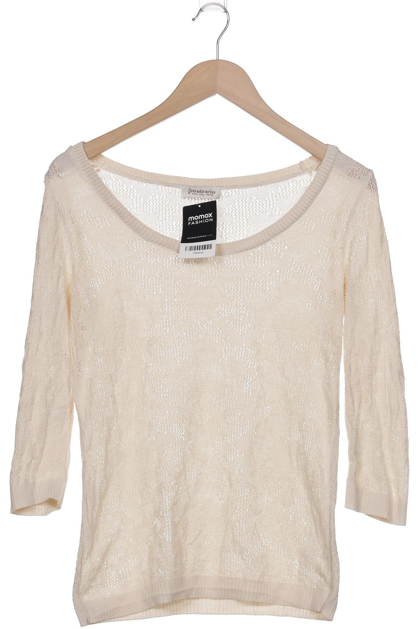 

Stradivarius Damen Pullover, cremeweiß, Gr. 42