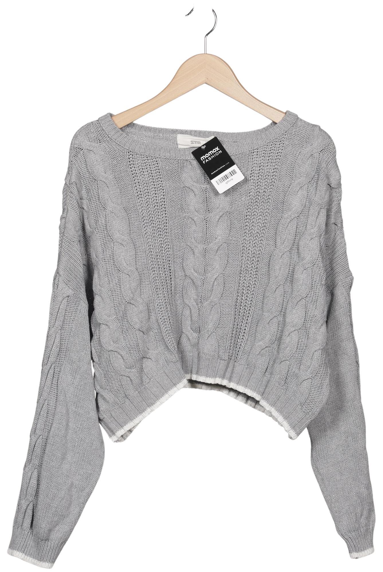 

Stradivarius Damen Pullover, grau, Gr. 42