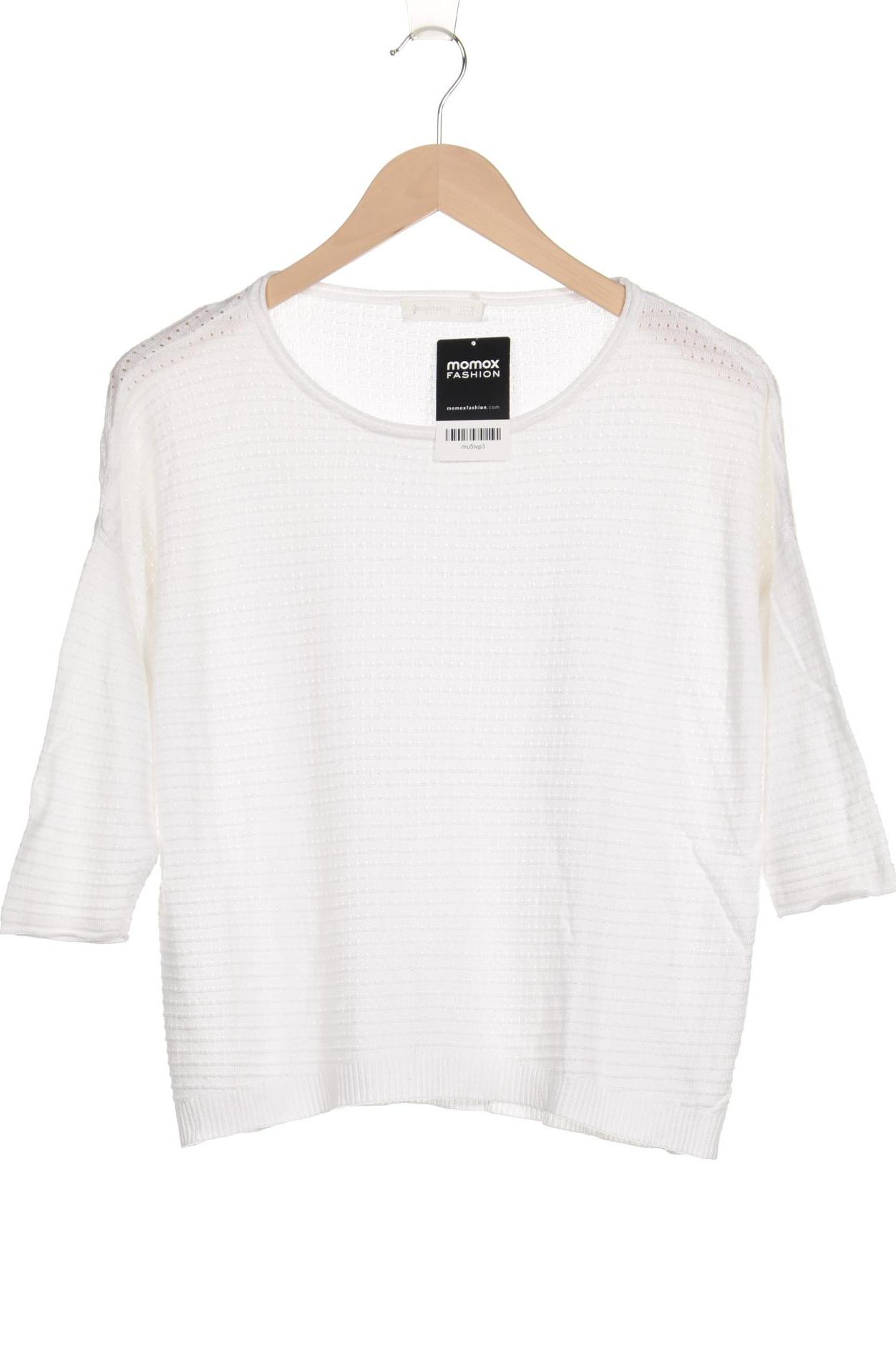 

Stradivarius Damen Pullover, weiß, Gr. 34