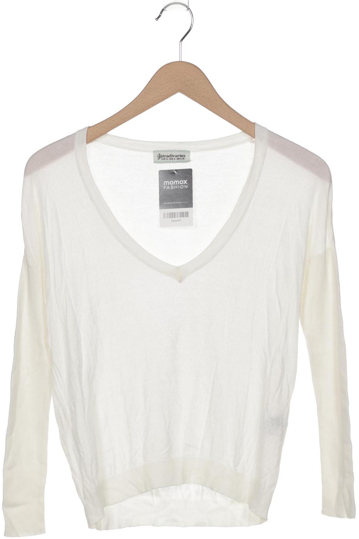 

Stradivarius Damen Pullover, cremeweiß, Gr. 36