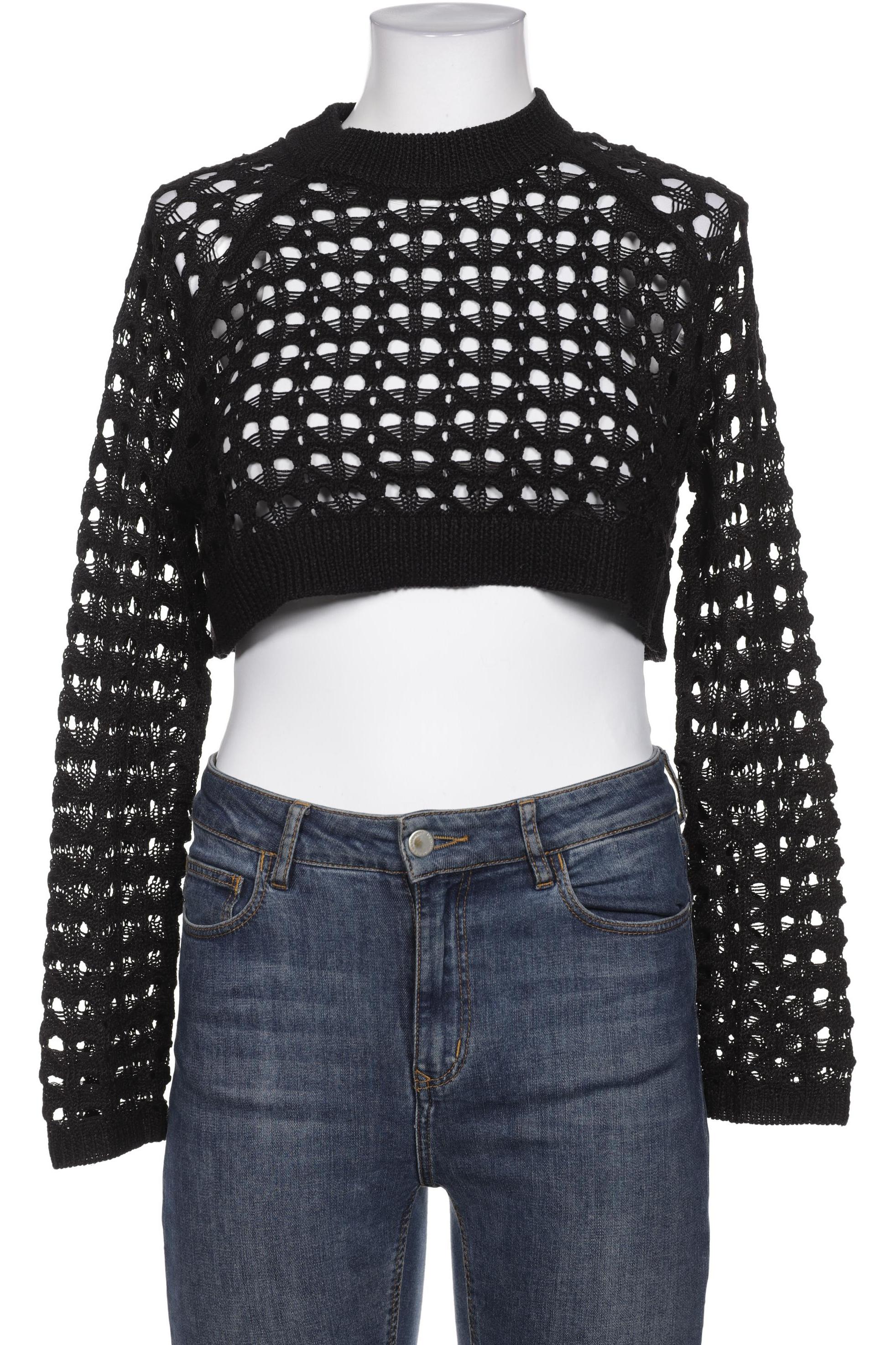 

Stradivarius Damen Pullover, schwarz