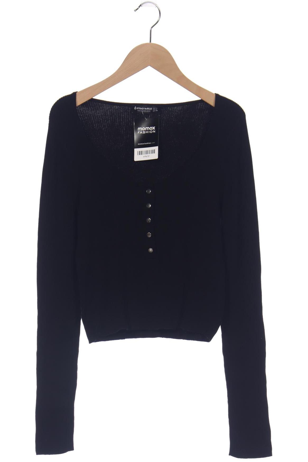 

Stradivarius Damen Pullover, schwarz