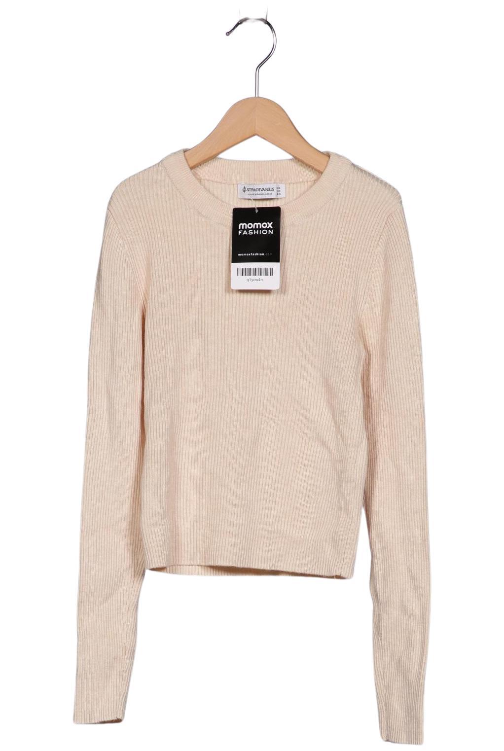 

Stradivarius Damen Pullover, cremeweiß, Gr. 34