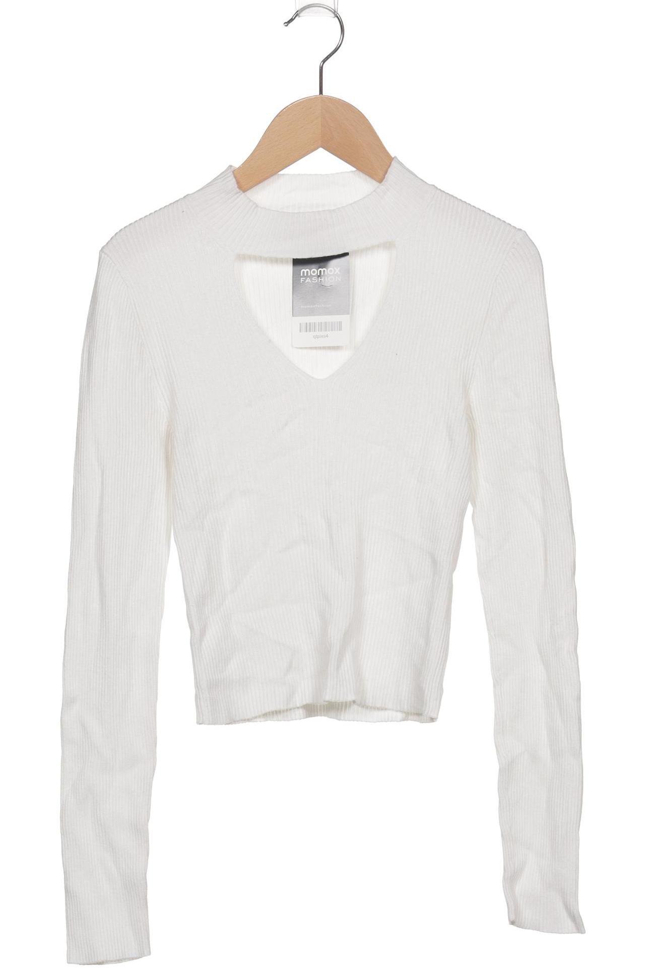 

Stradivarius Damen Pullover, weiß, Gr. 38