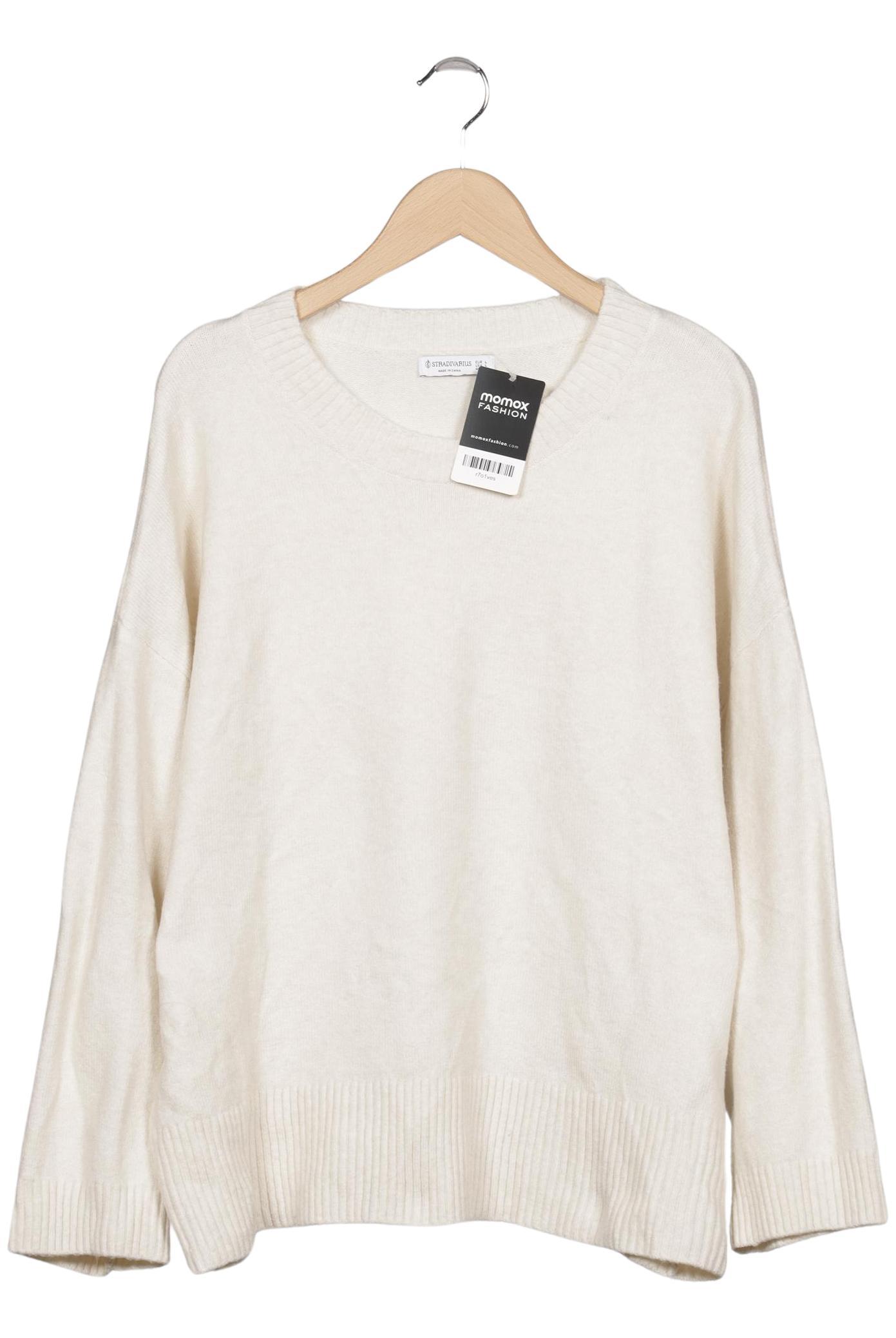 

Stradivarius Damen Pullover, cremeweiß, Gr. 42