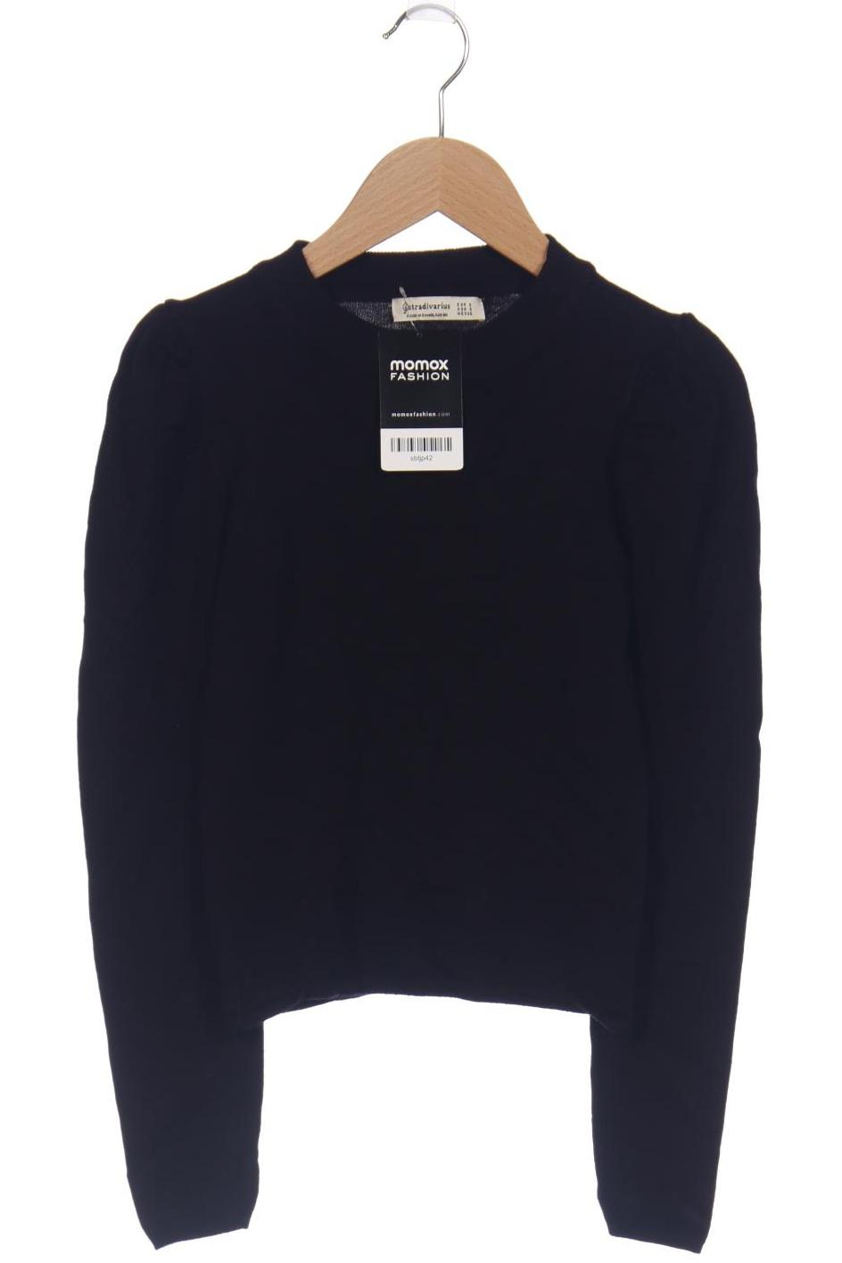 

Stradivarius Damen Pullover, schwarz