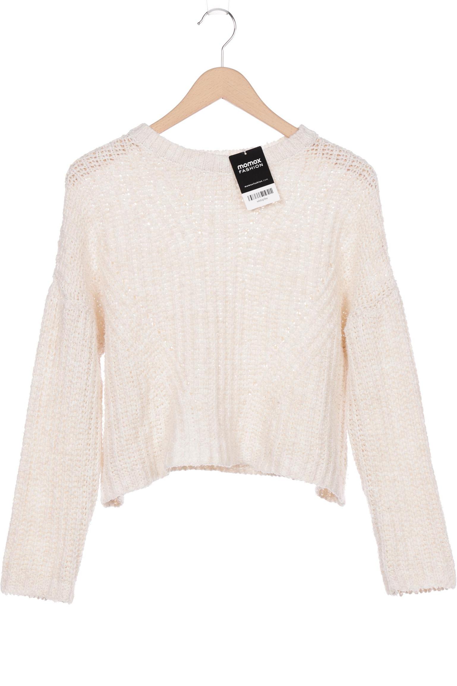 

Stradivarius Damen Pullover, weiß, Gr. 36