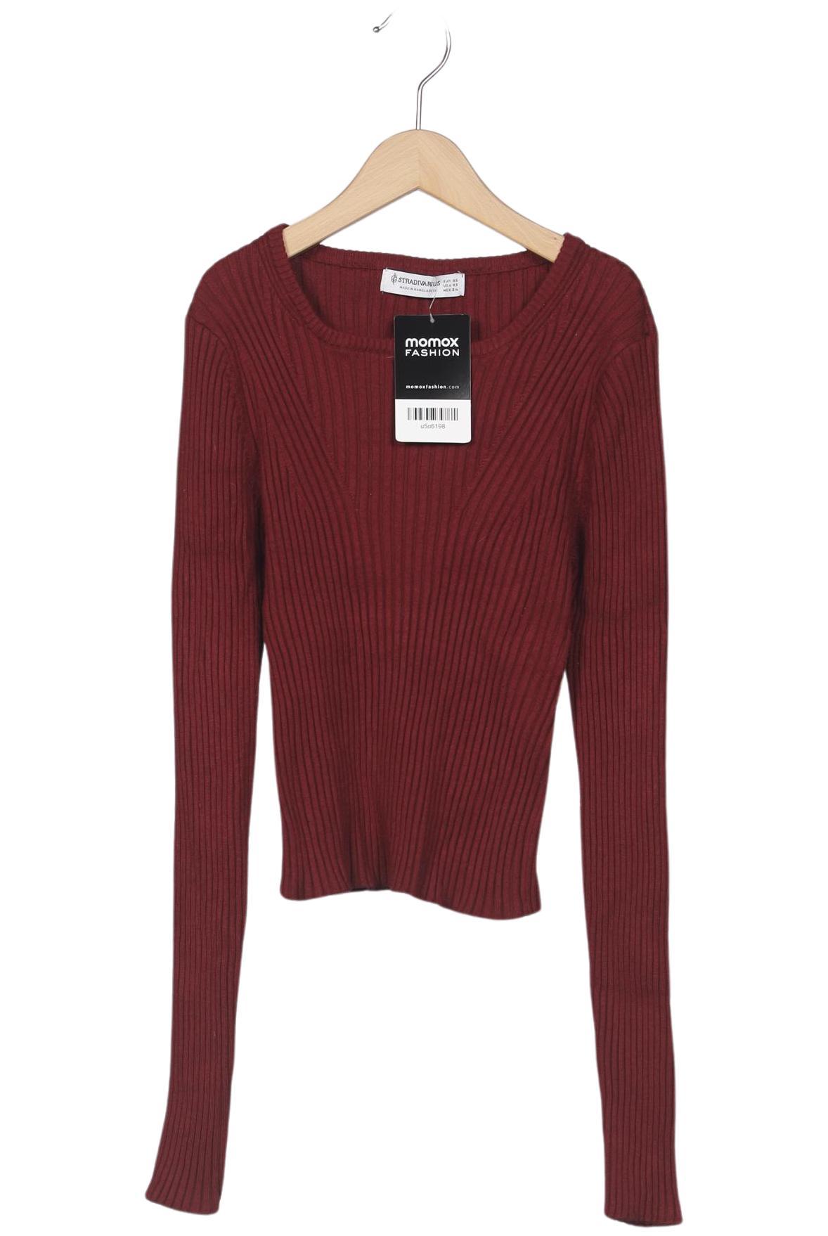 

Stradivarius Damen Pullover, bordeaux, Gr. 34