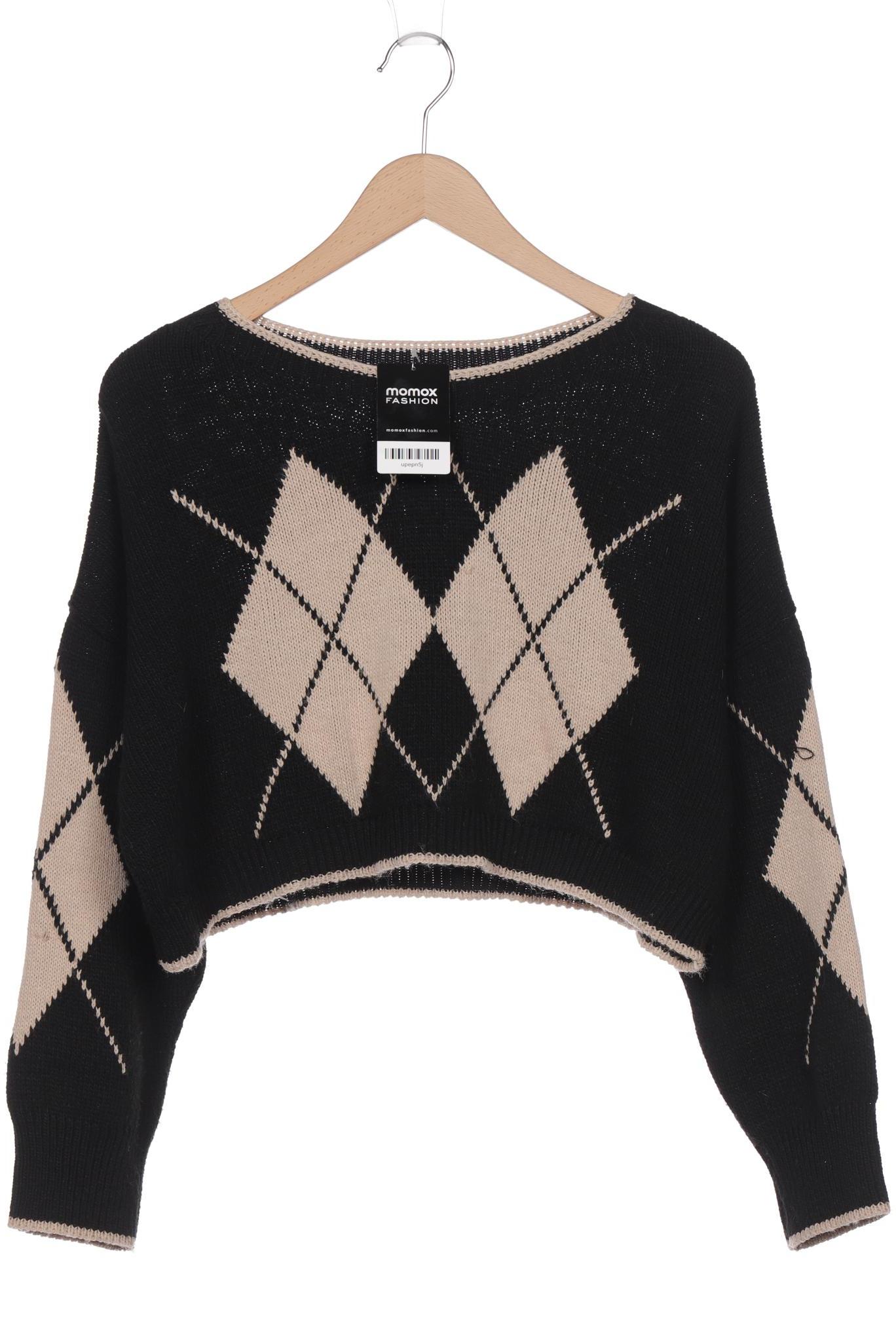 

Stradivarius Damen Pullover, schwarz