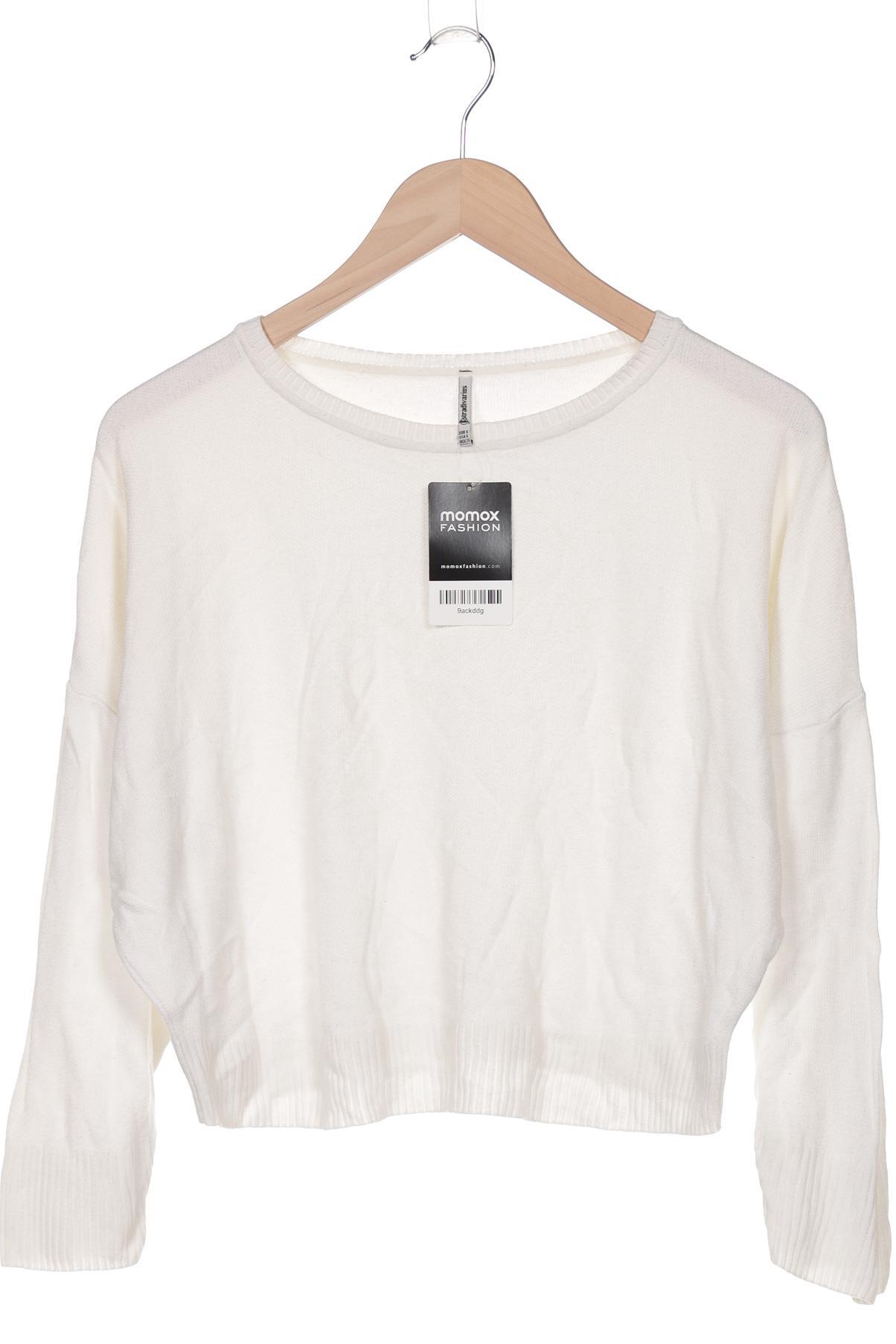 

Stradivarius Damen Pullover, weiß, Gr. 36
