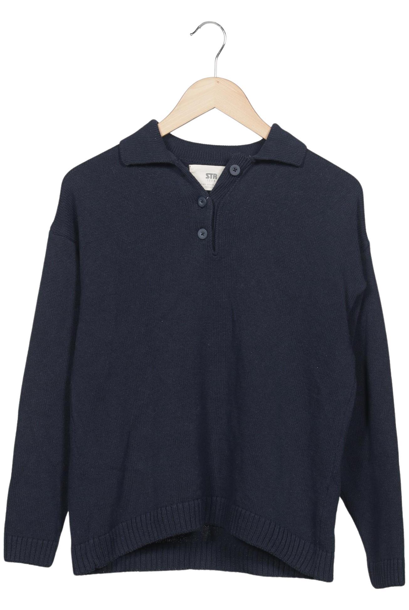 

Stradivarius Damen Pullover, marineblau, Gr. 34