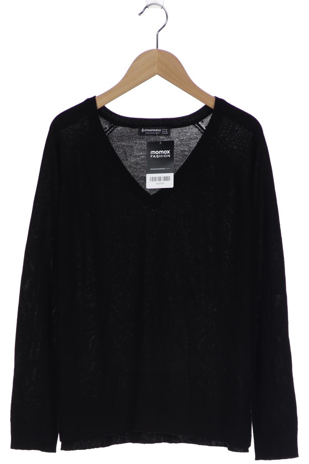 

Stradivarius Damen Pullover, schwarz