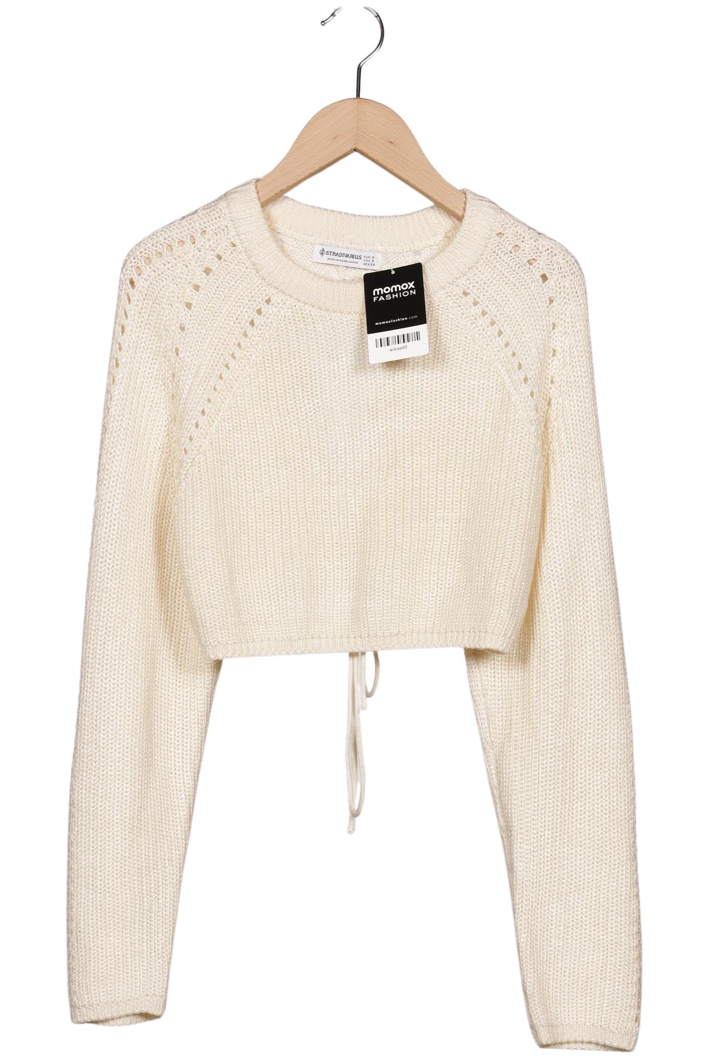 

Stradivarius Damen Pullover, cremeweiß, Gr. 36